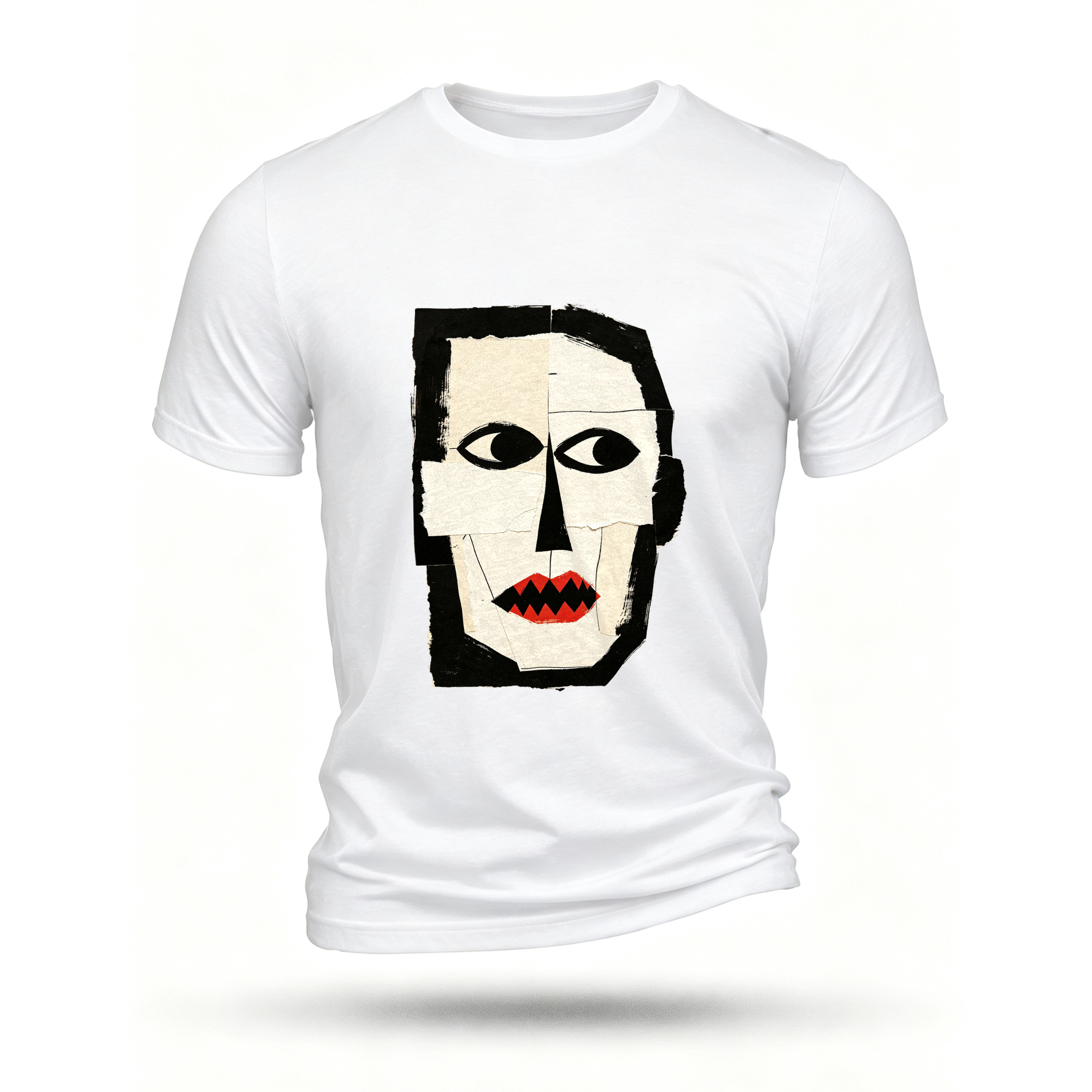 White T-shirt, front print