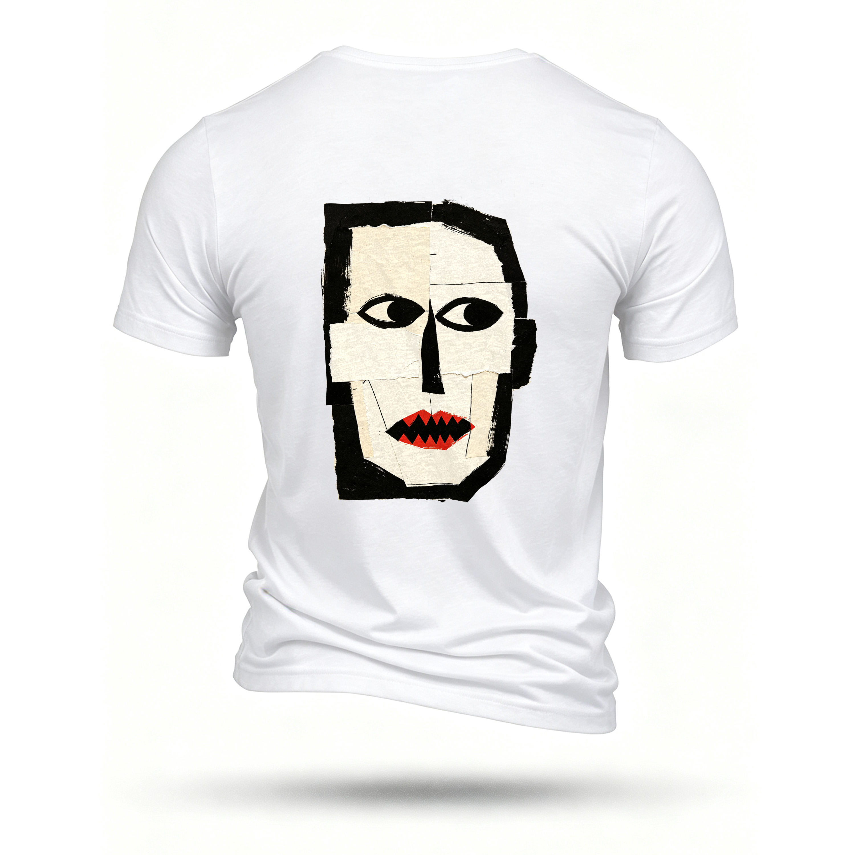 White T-shirt, back print