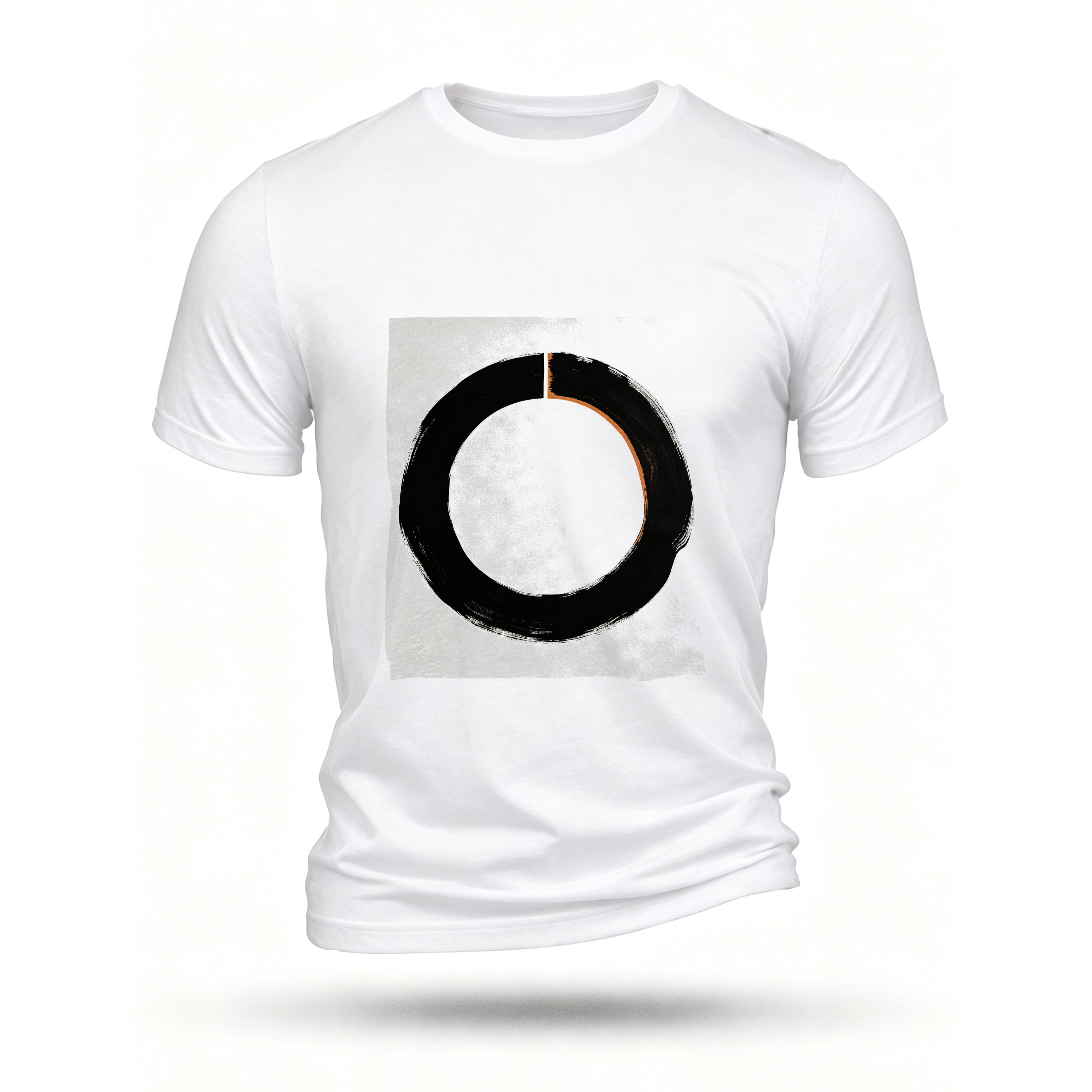 White T-shirt, front print