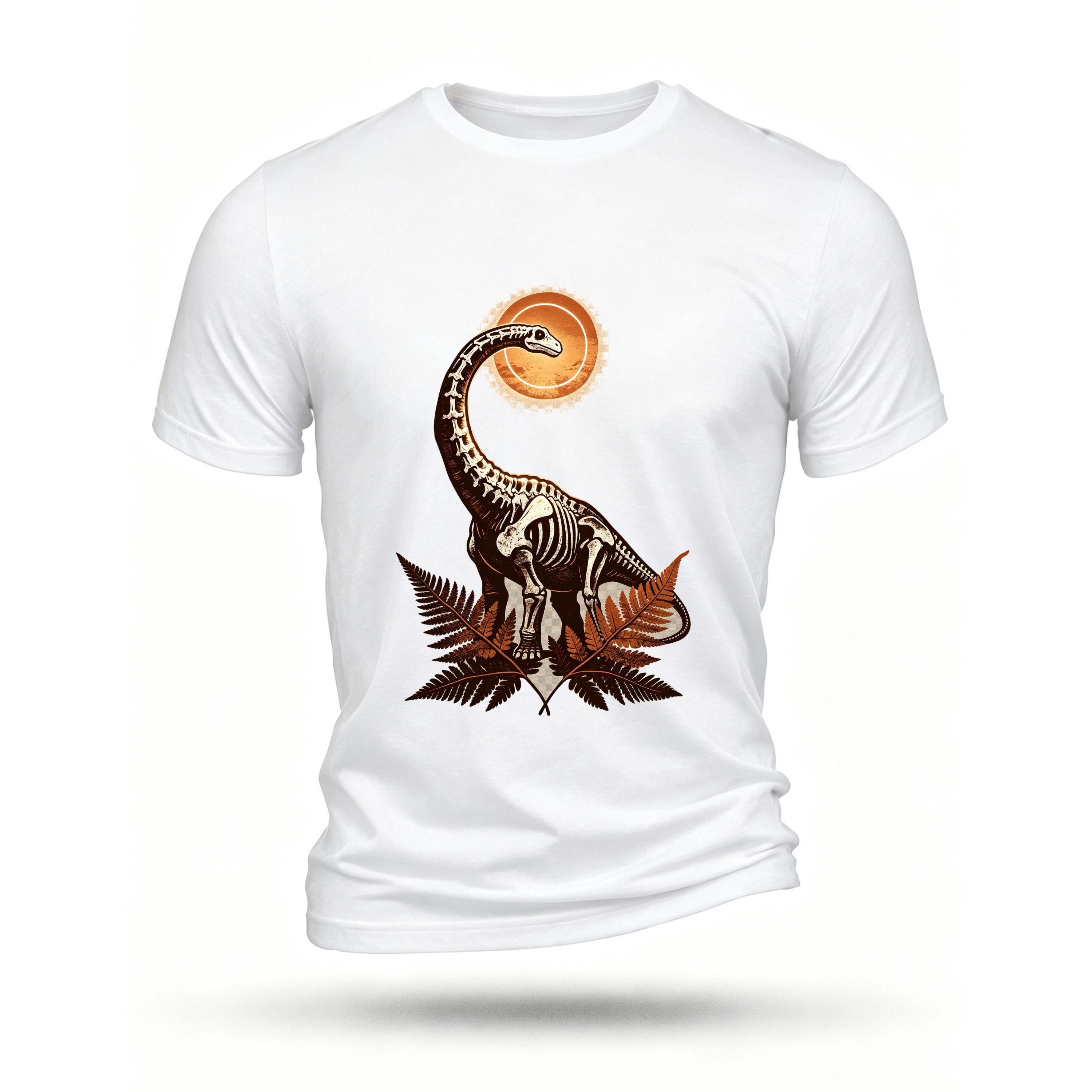 White T-shirt, front print