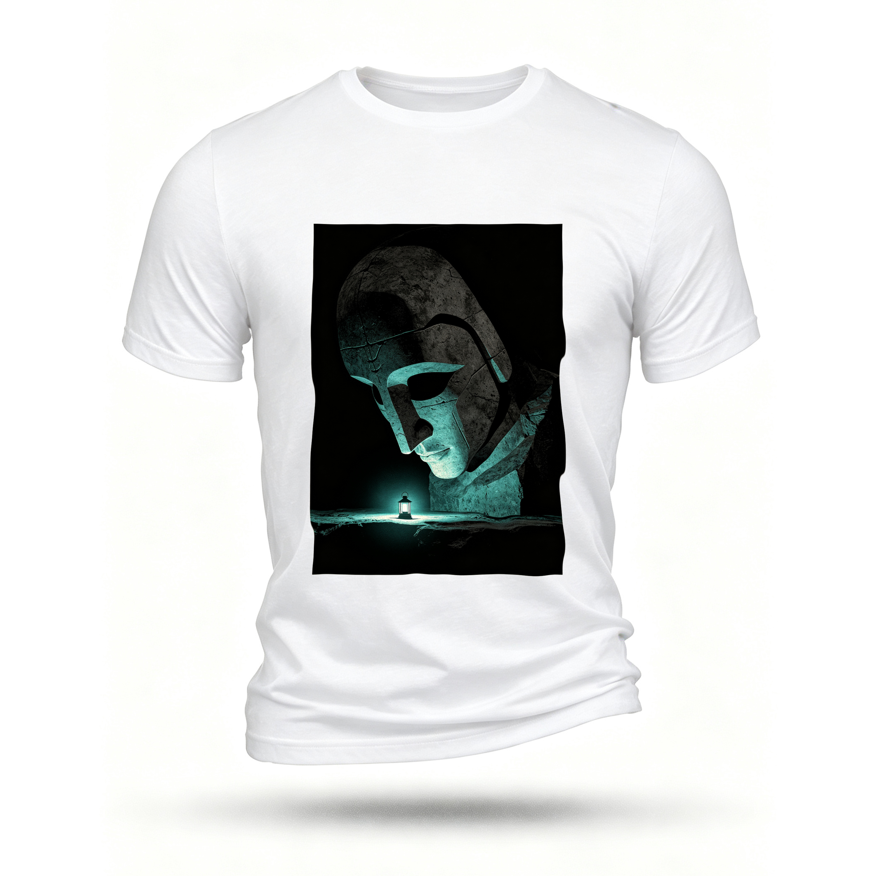 White T-shirt, front print