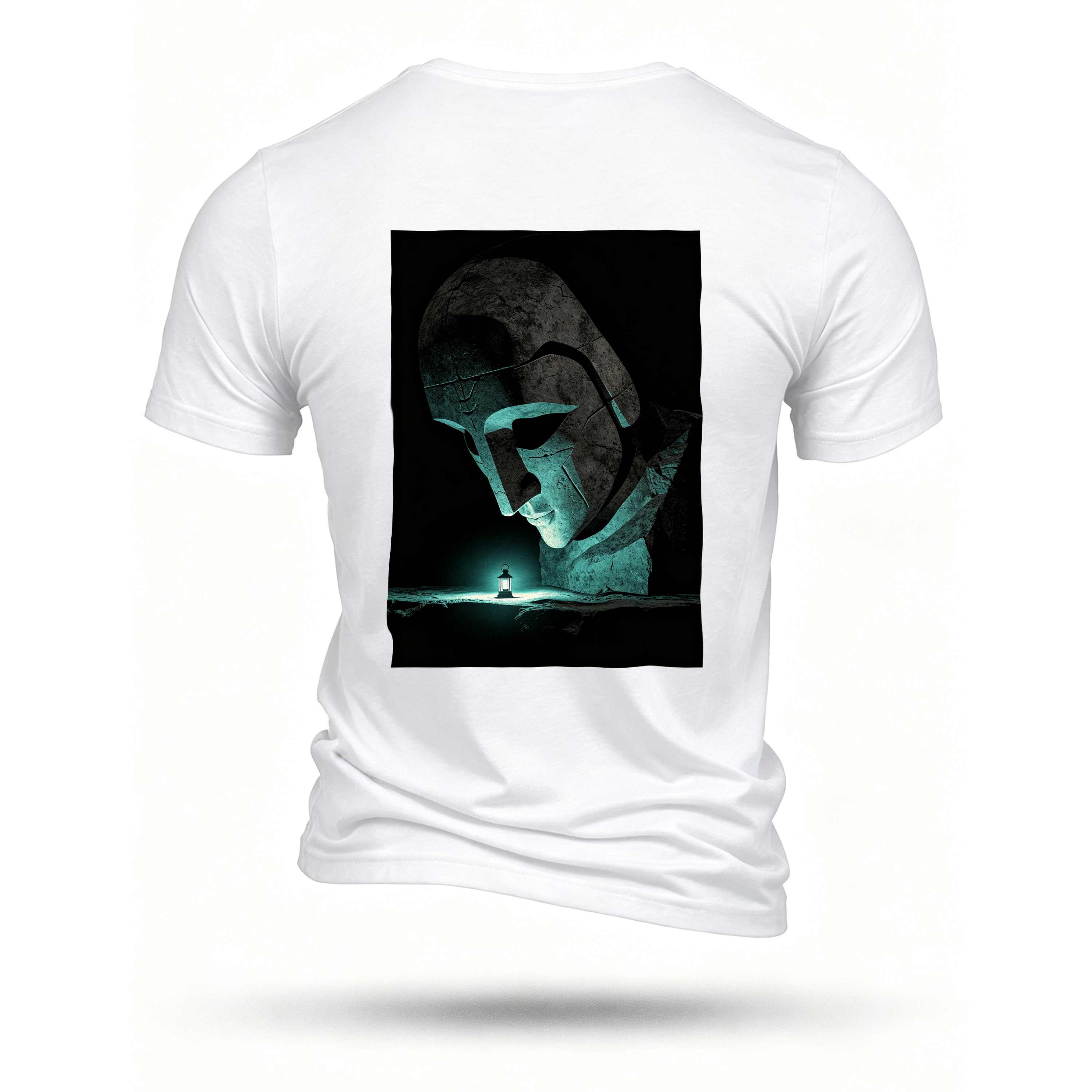 White T-shirt, back print