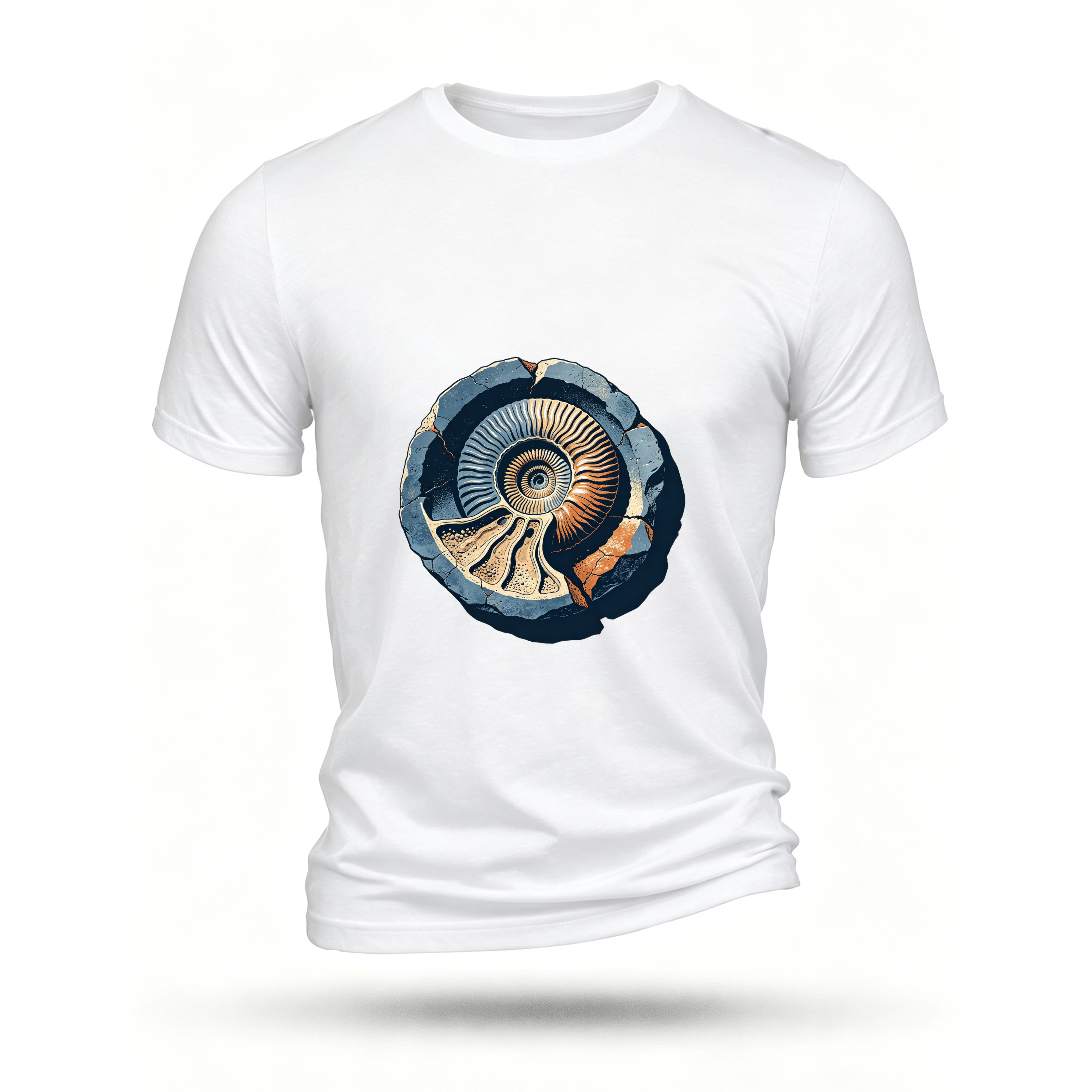 White T-shirt, front print