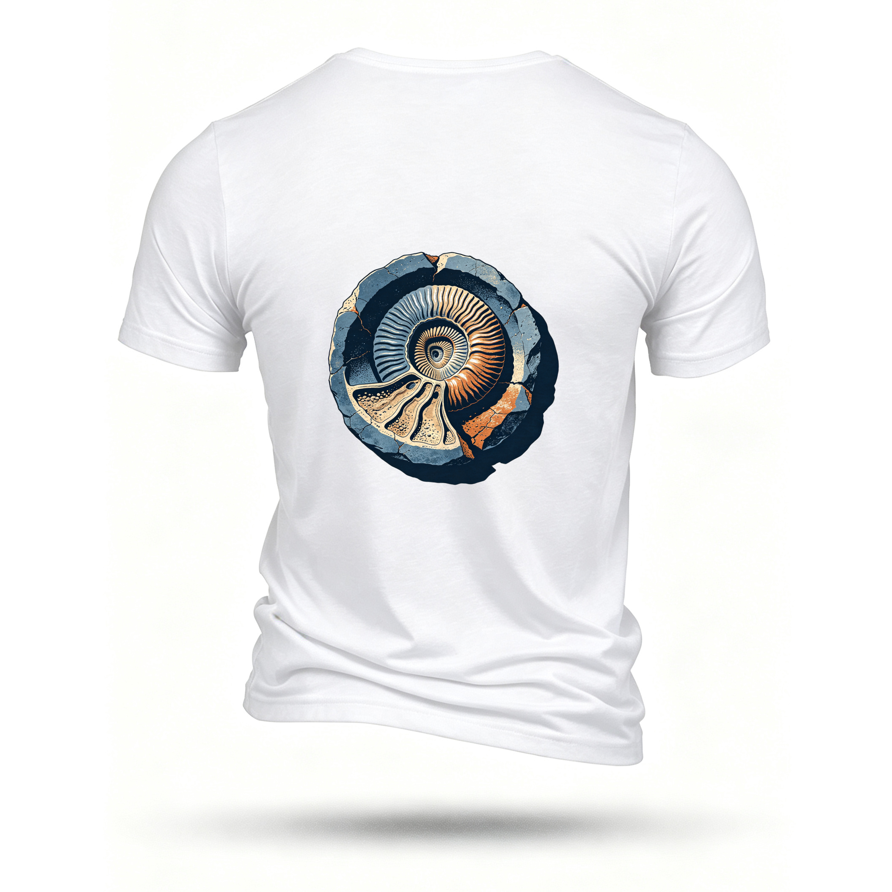 White T-shirt, back print