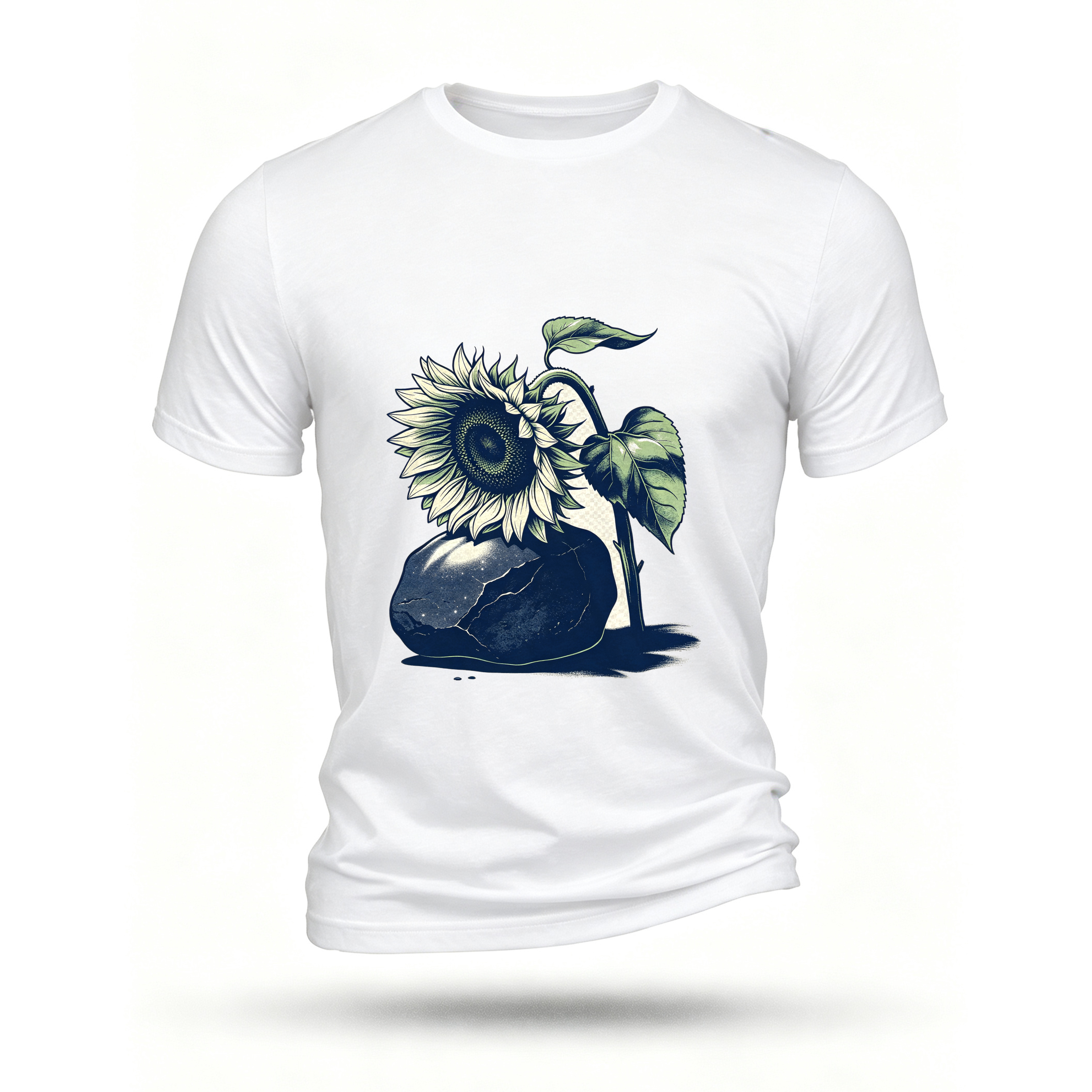 White T-shirt, front print