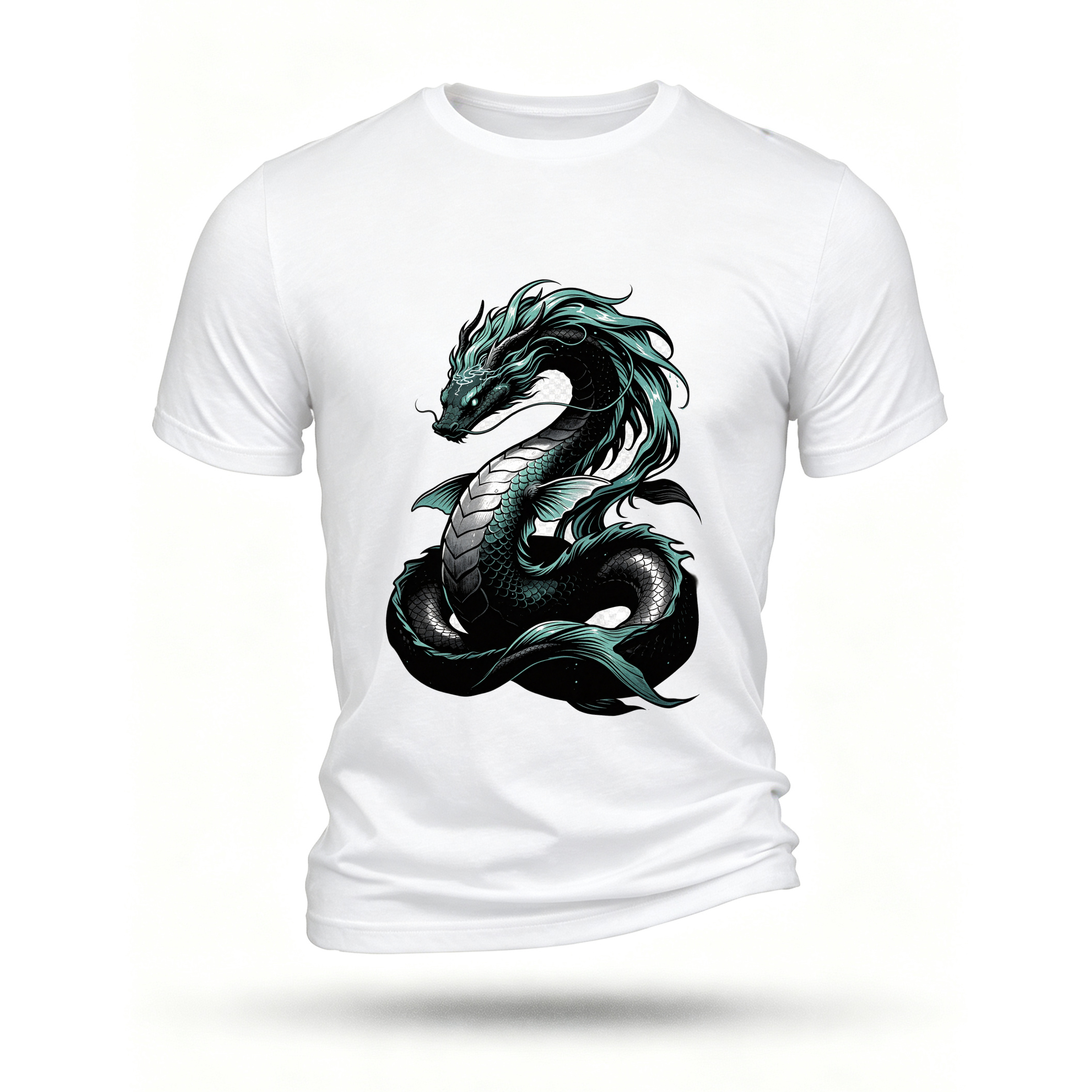 White T-shirt, front print