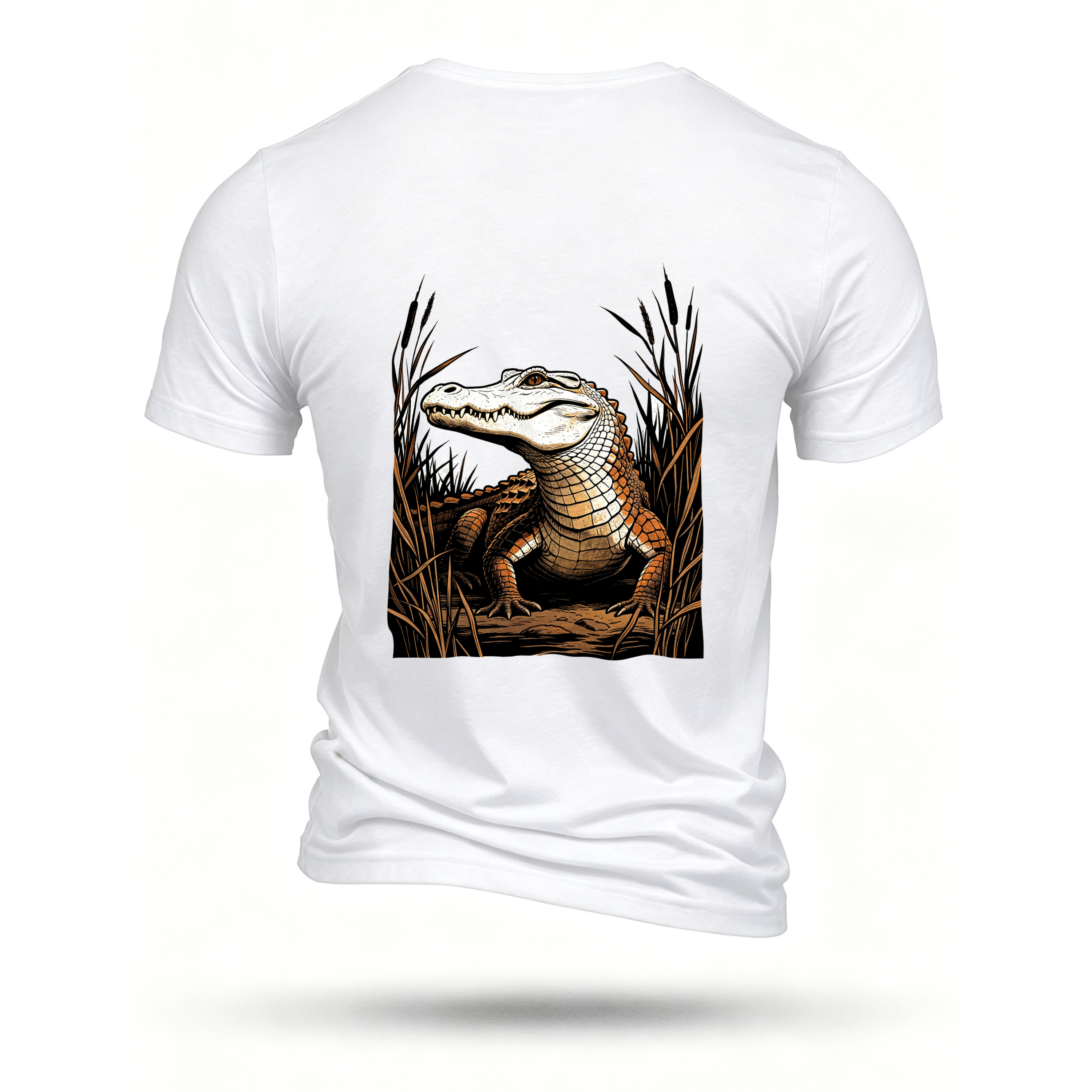 White T-shirt, back print