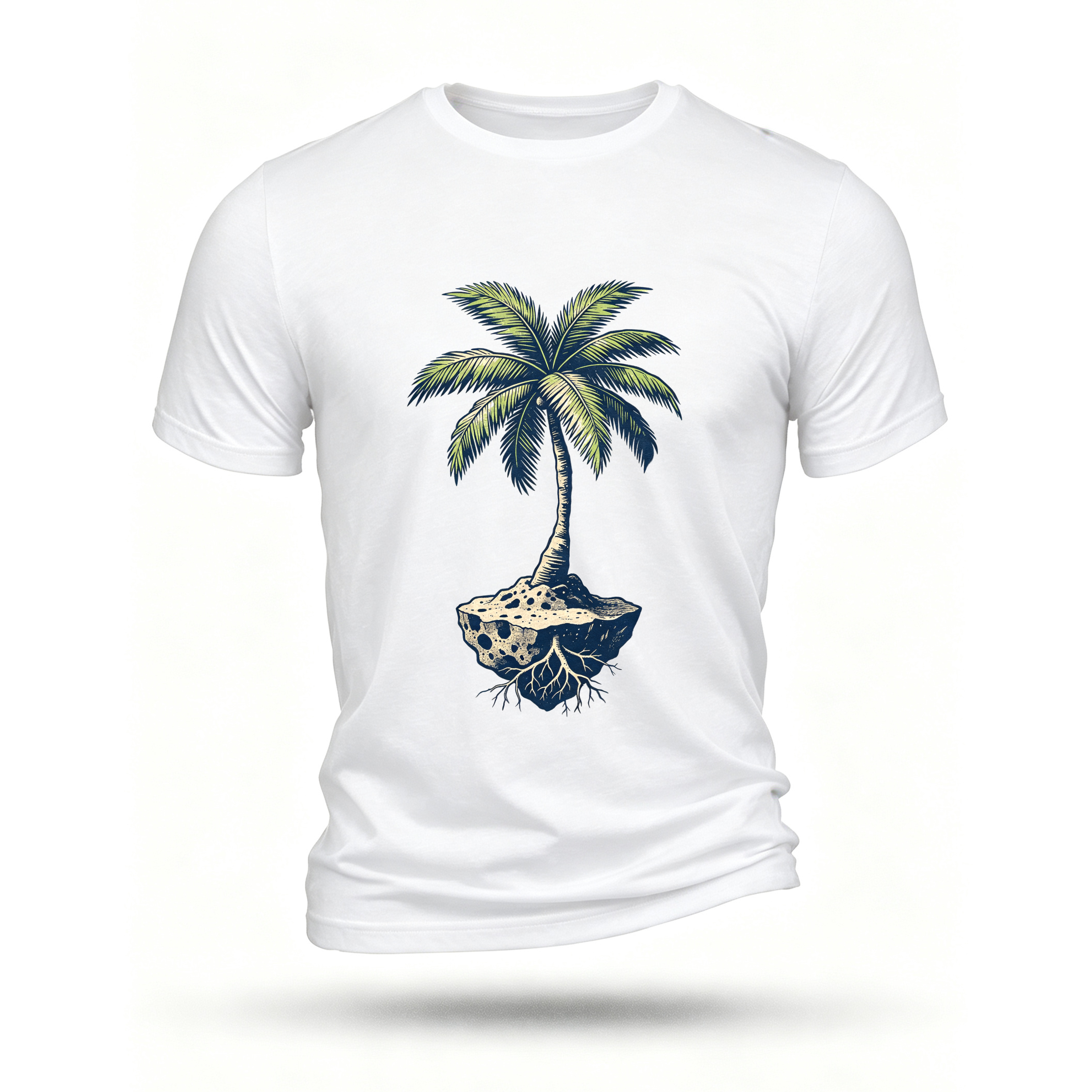 White T-shirt, front print