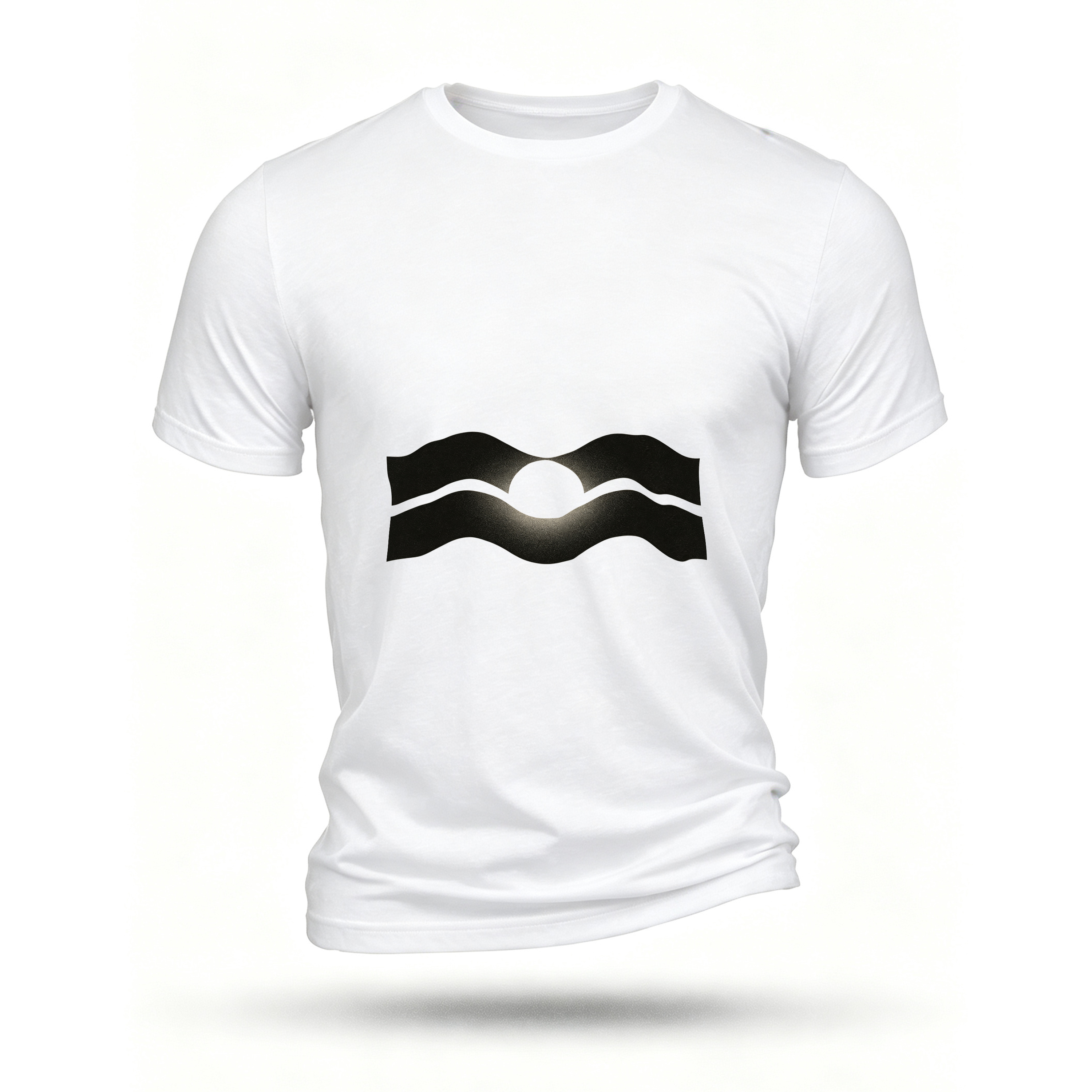 White T-shirt, front print