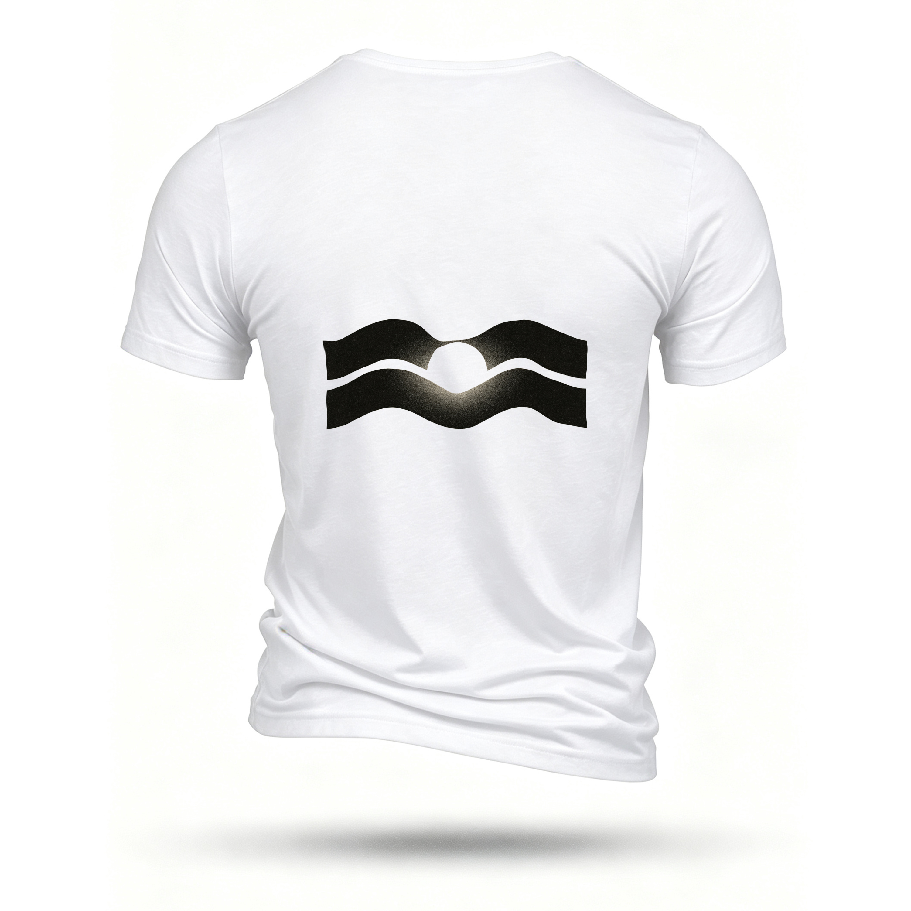 White T-shirt, back print