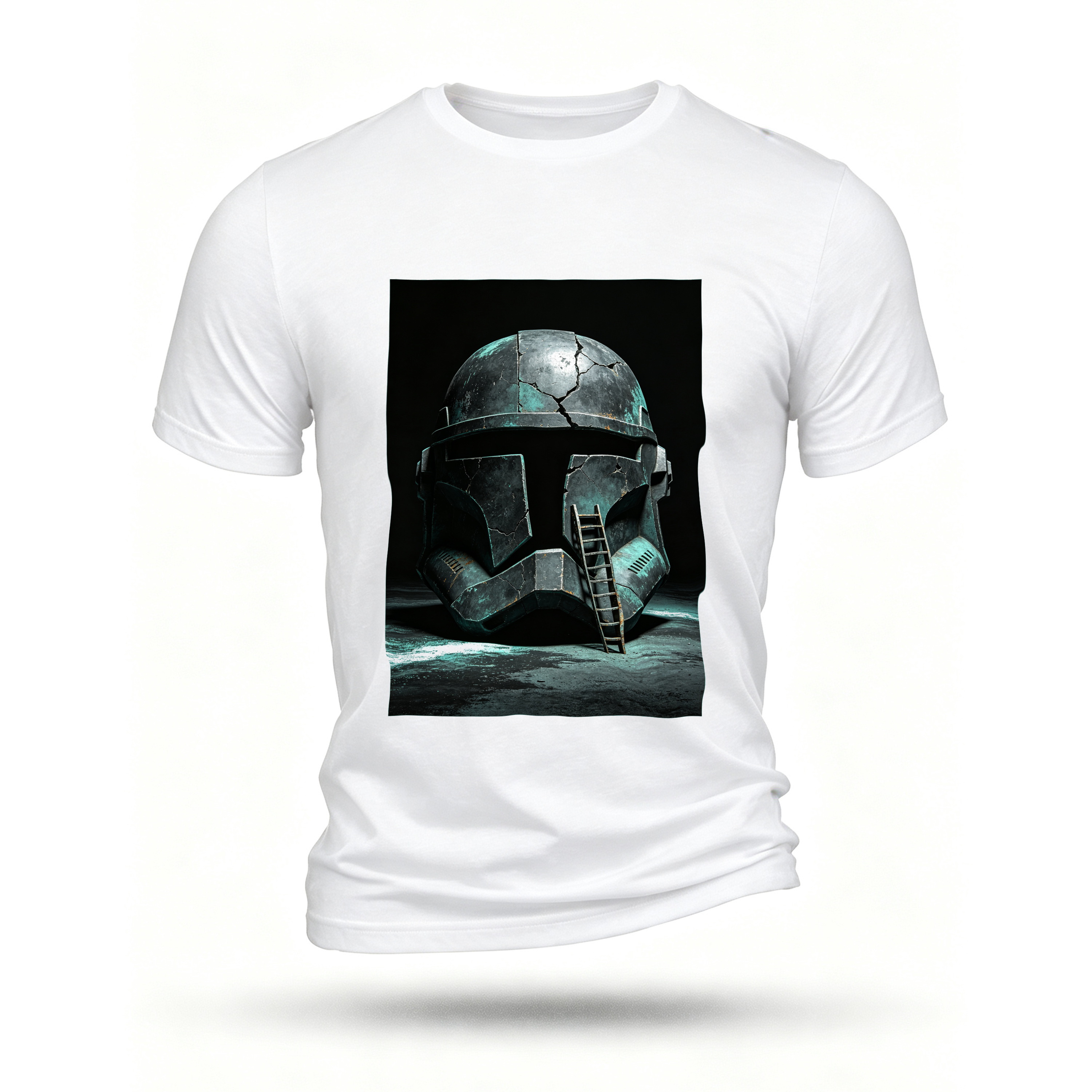 White T-shirt, front print