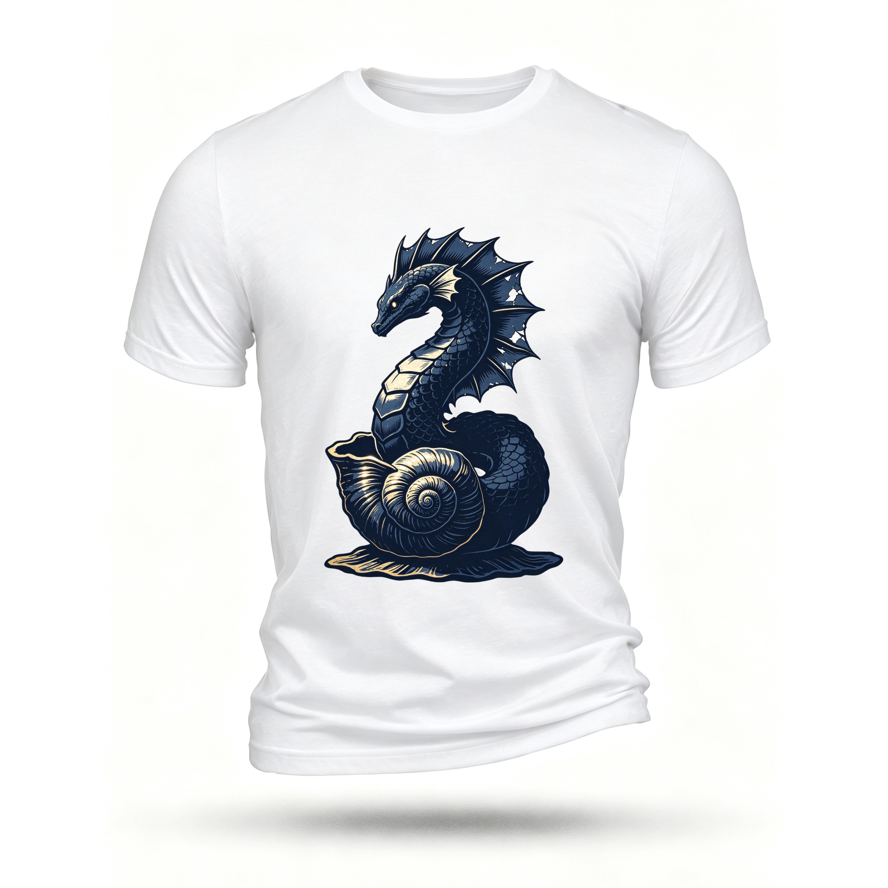 White T-shirt, front print