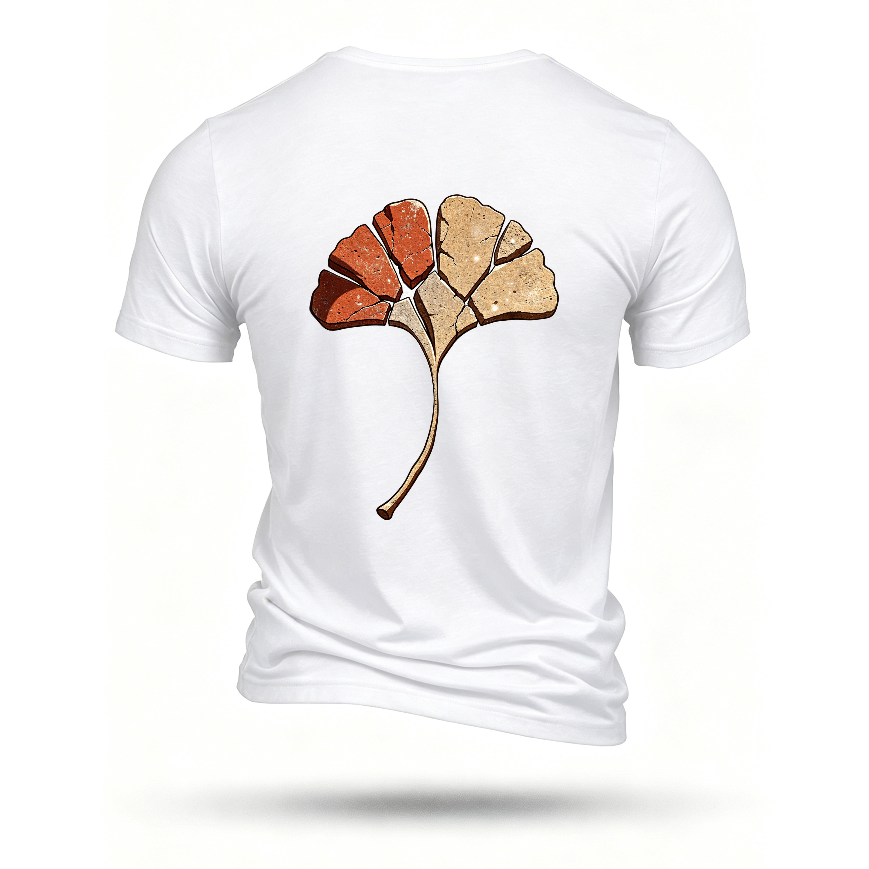 White T-shirt, back print