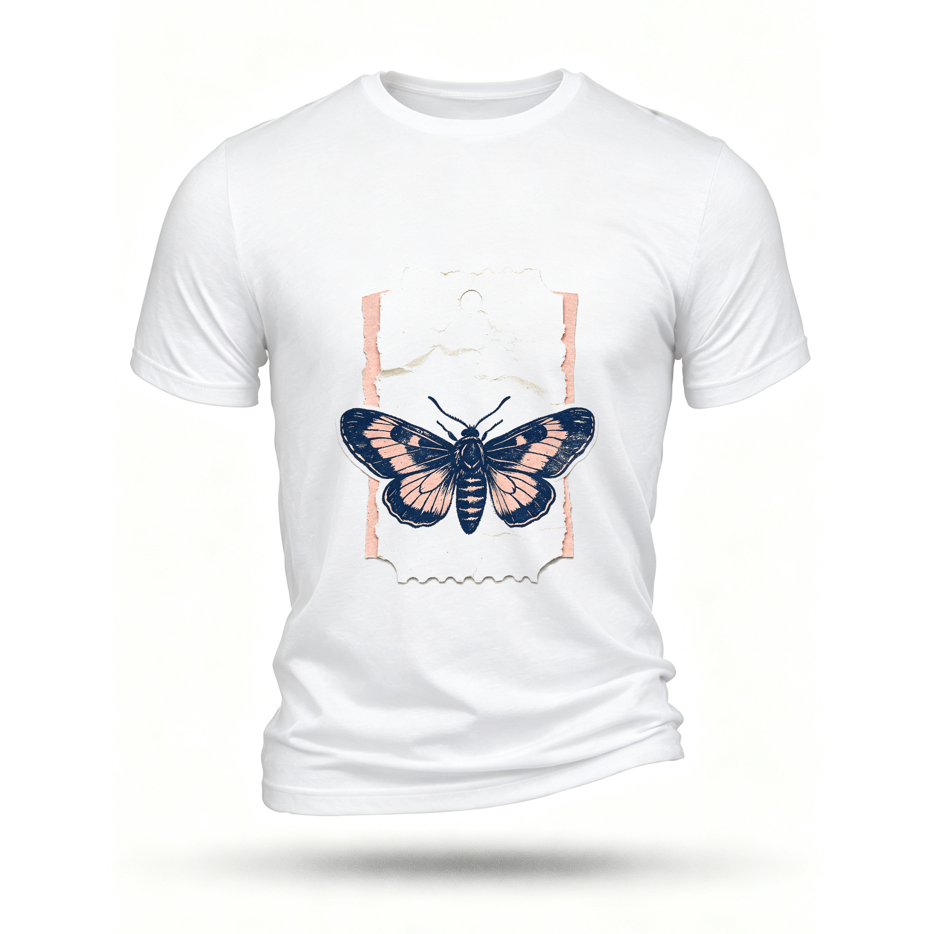White T-shirt, front print