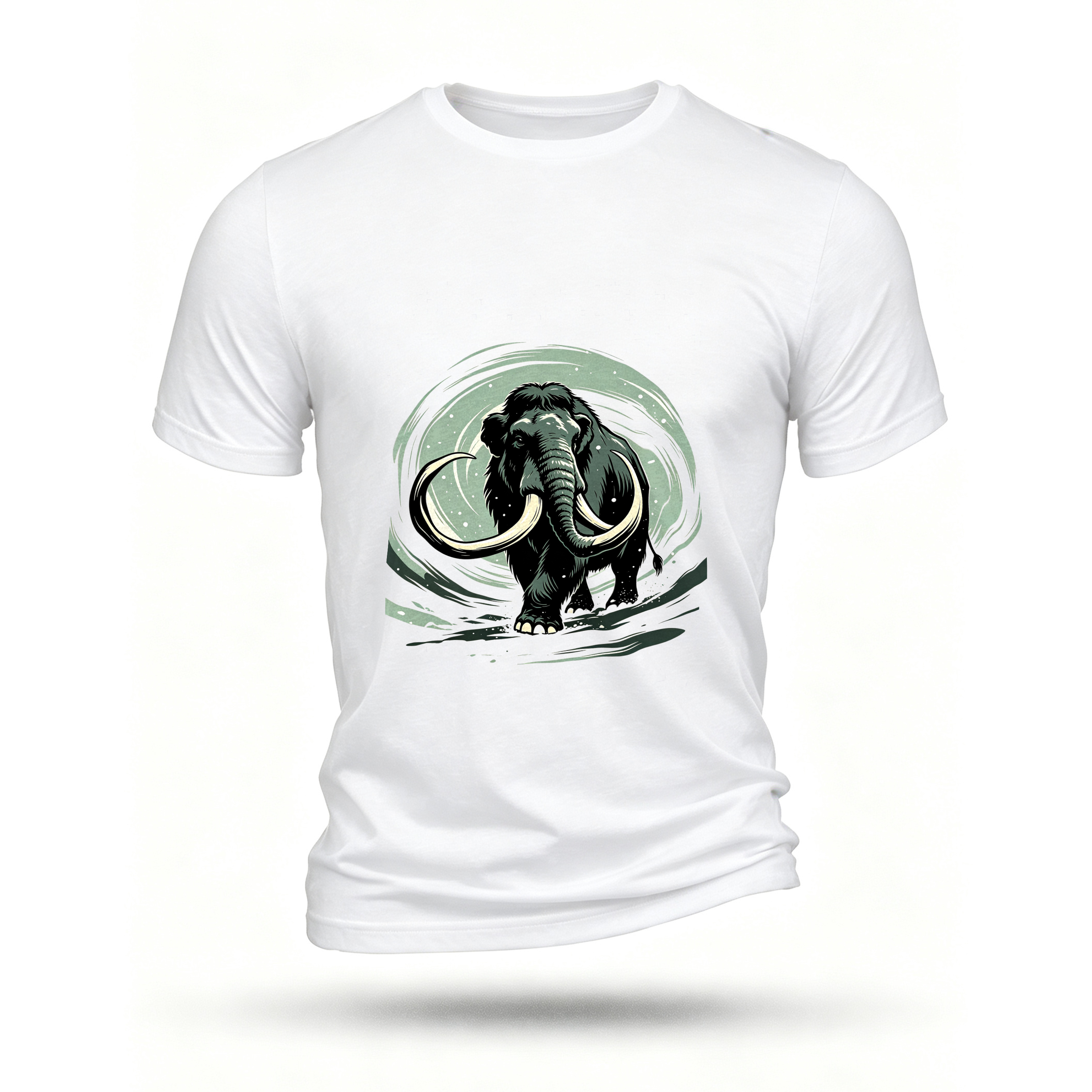 White T-shirt, front print
