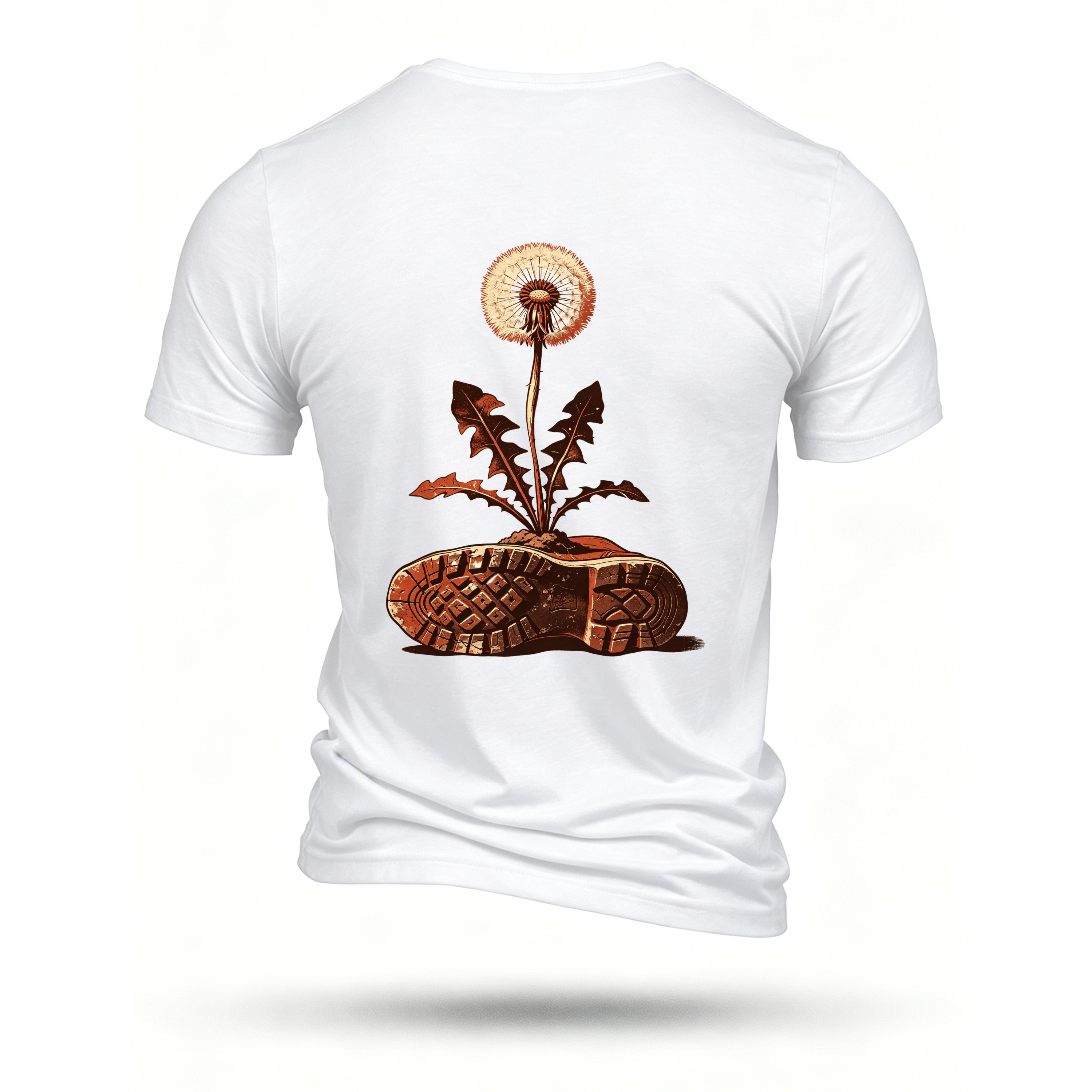 White T-shirt, back print