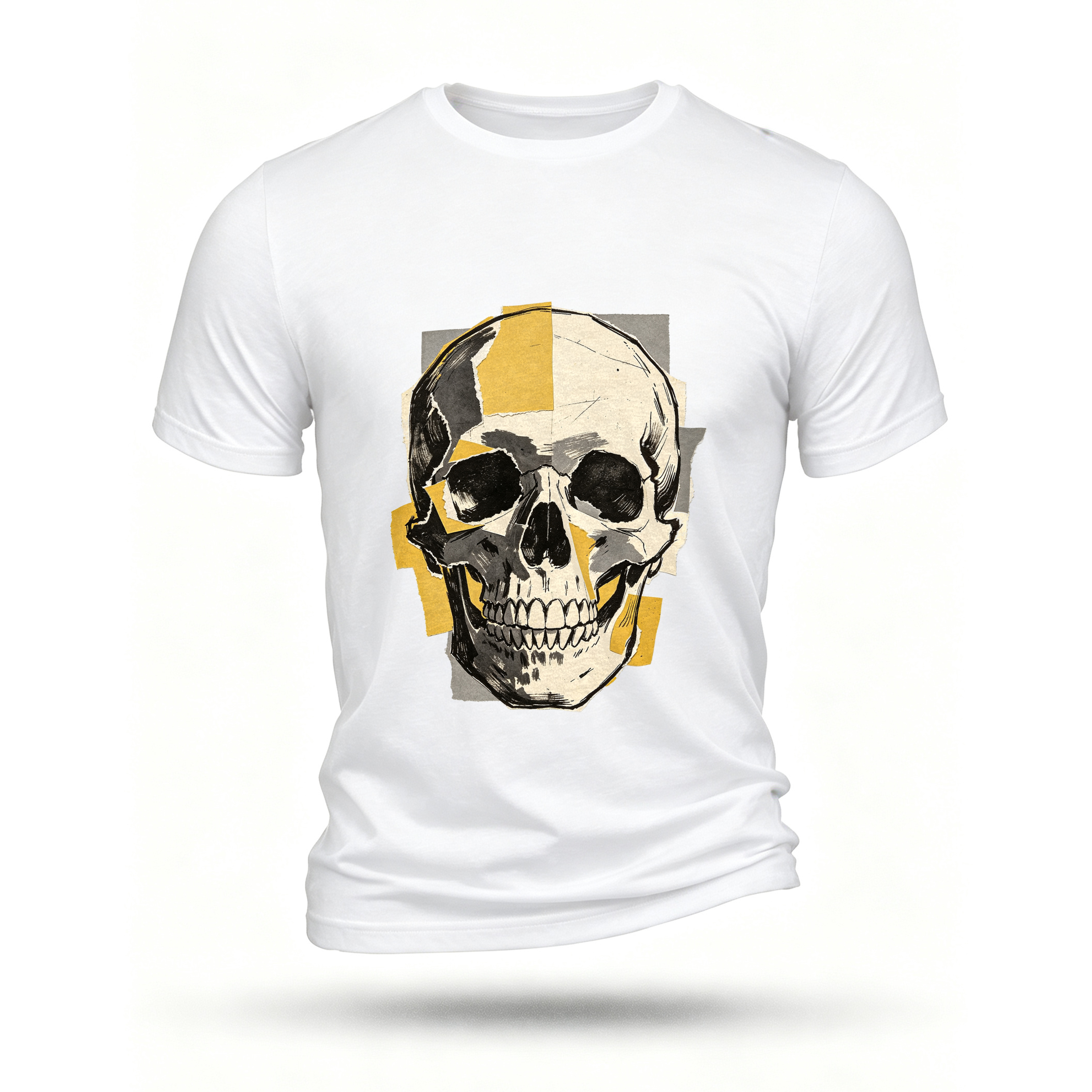 White T-shirt, front print