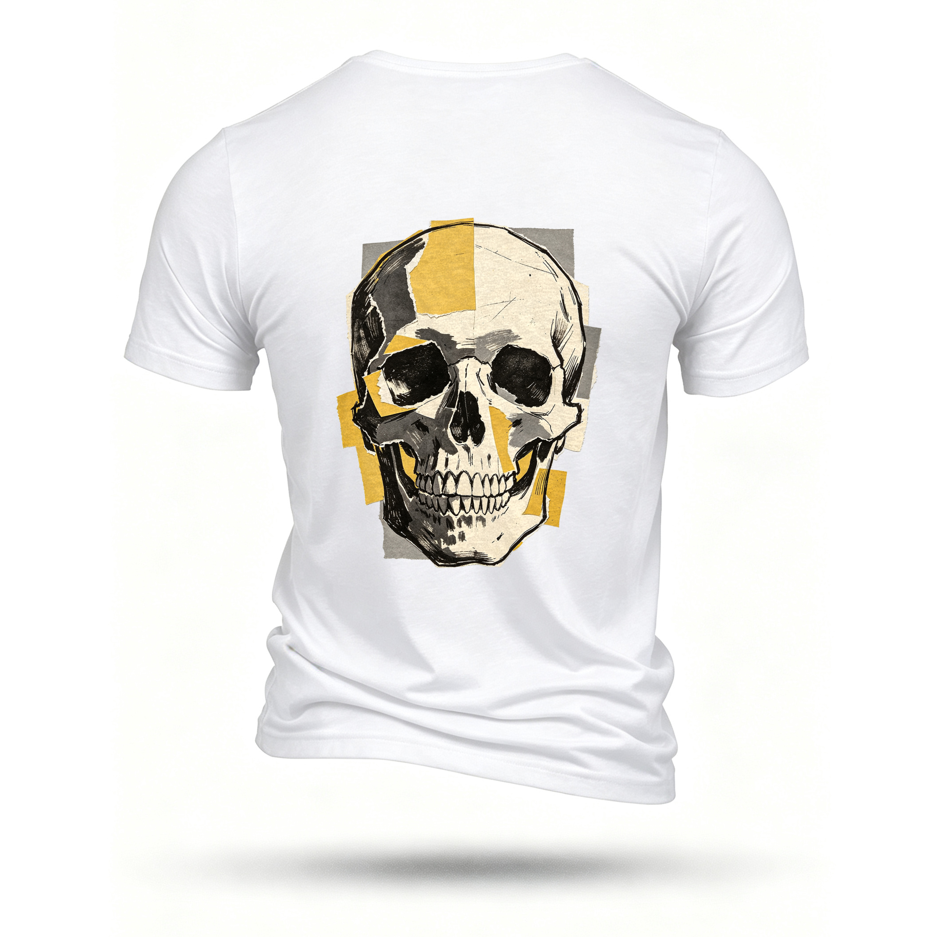 White T-shirt, back print