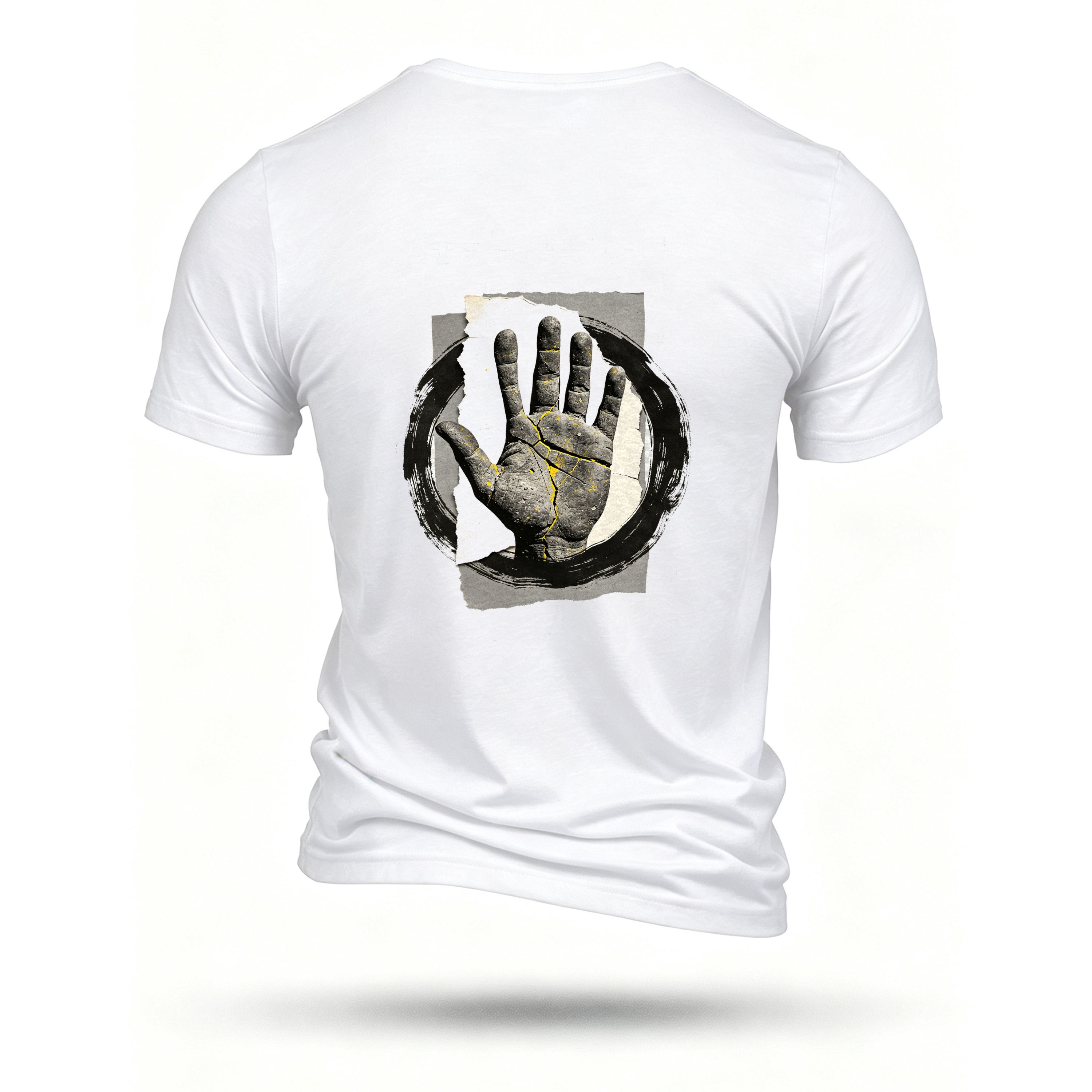 White T-shirt, back print