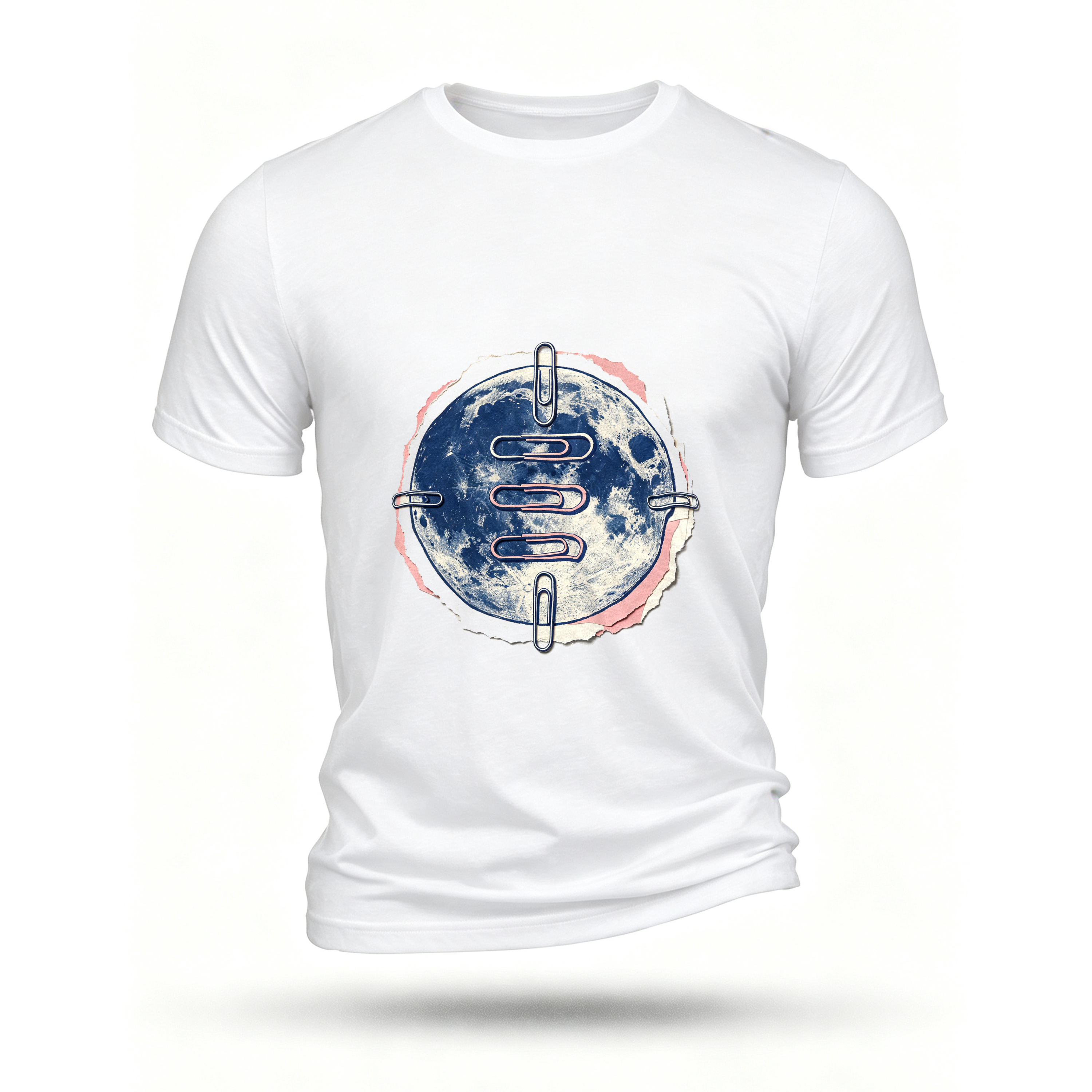 White T-shirt, front print