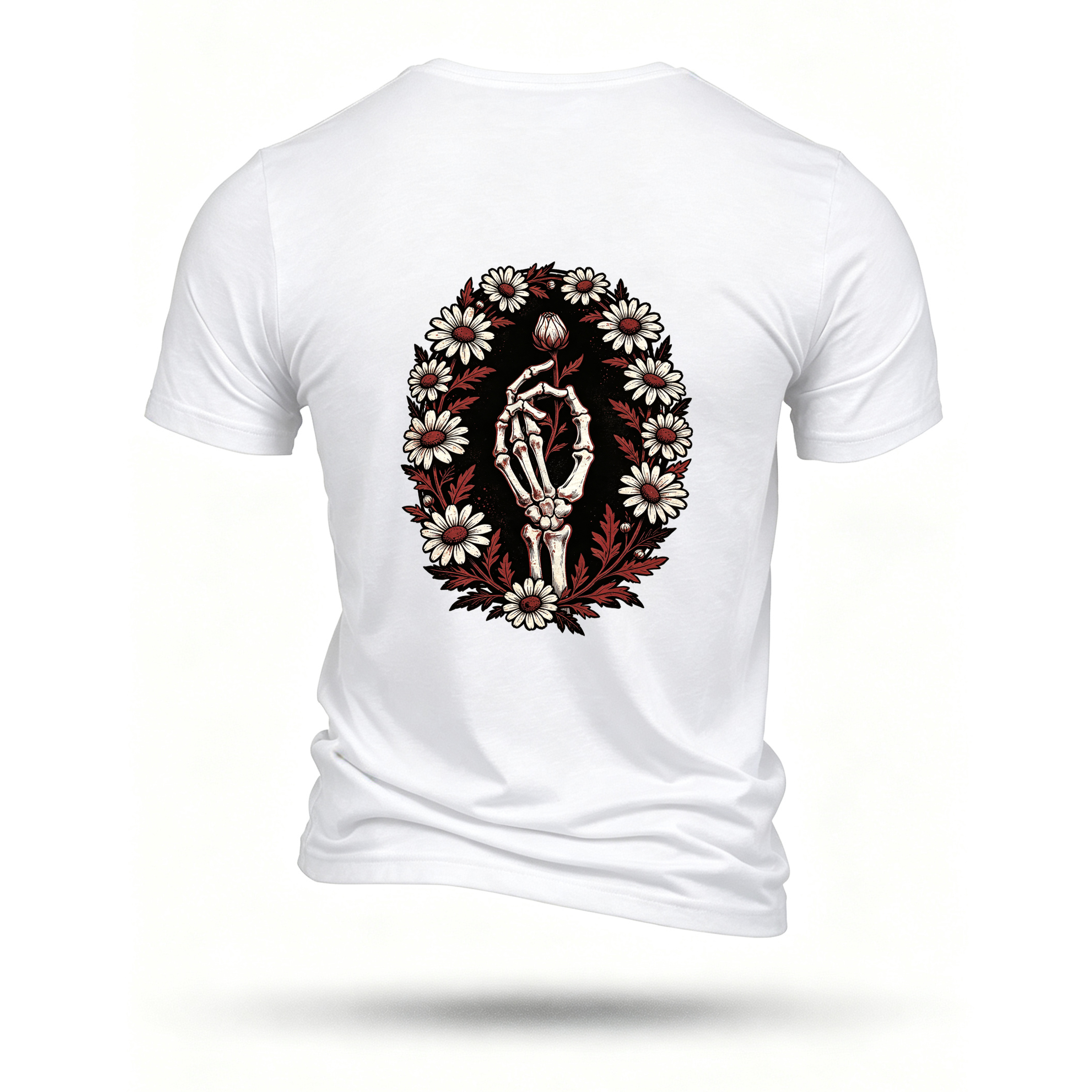 White T-shirt, back print