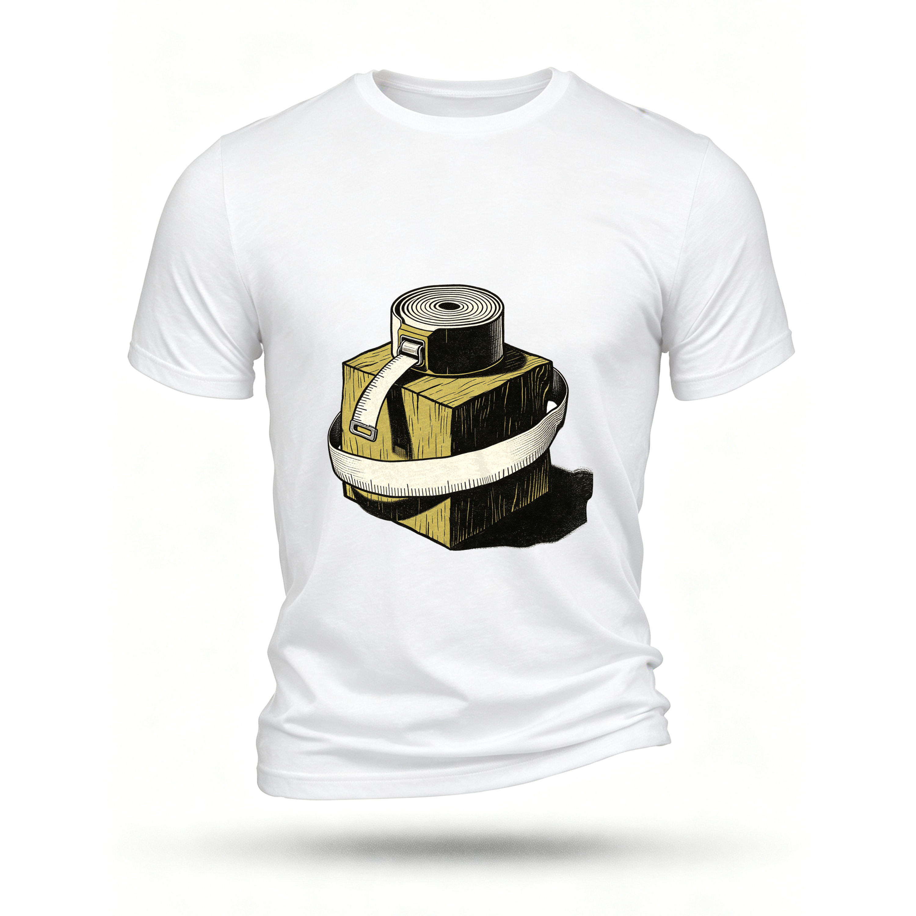 White T-shirt, front print