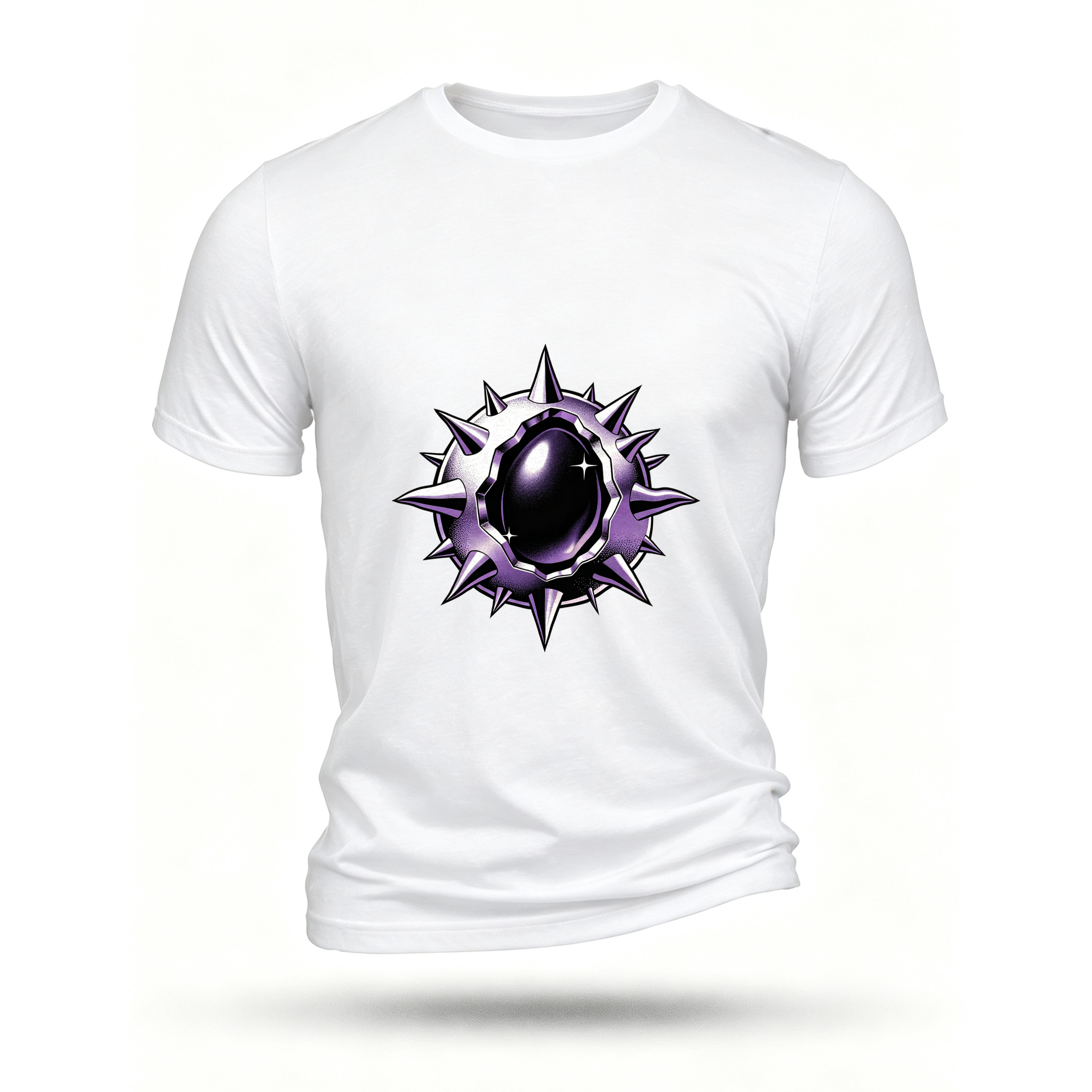 White T-shirt, front print