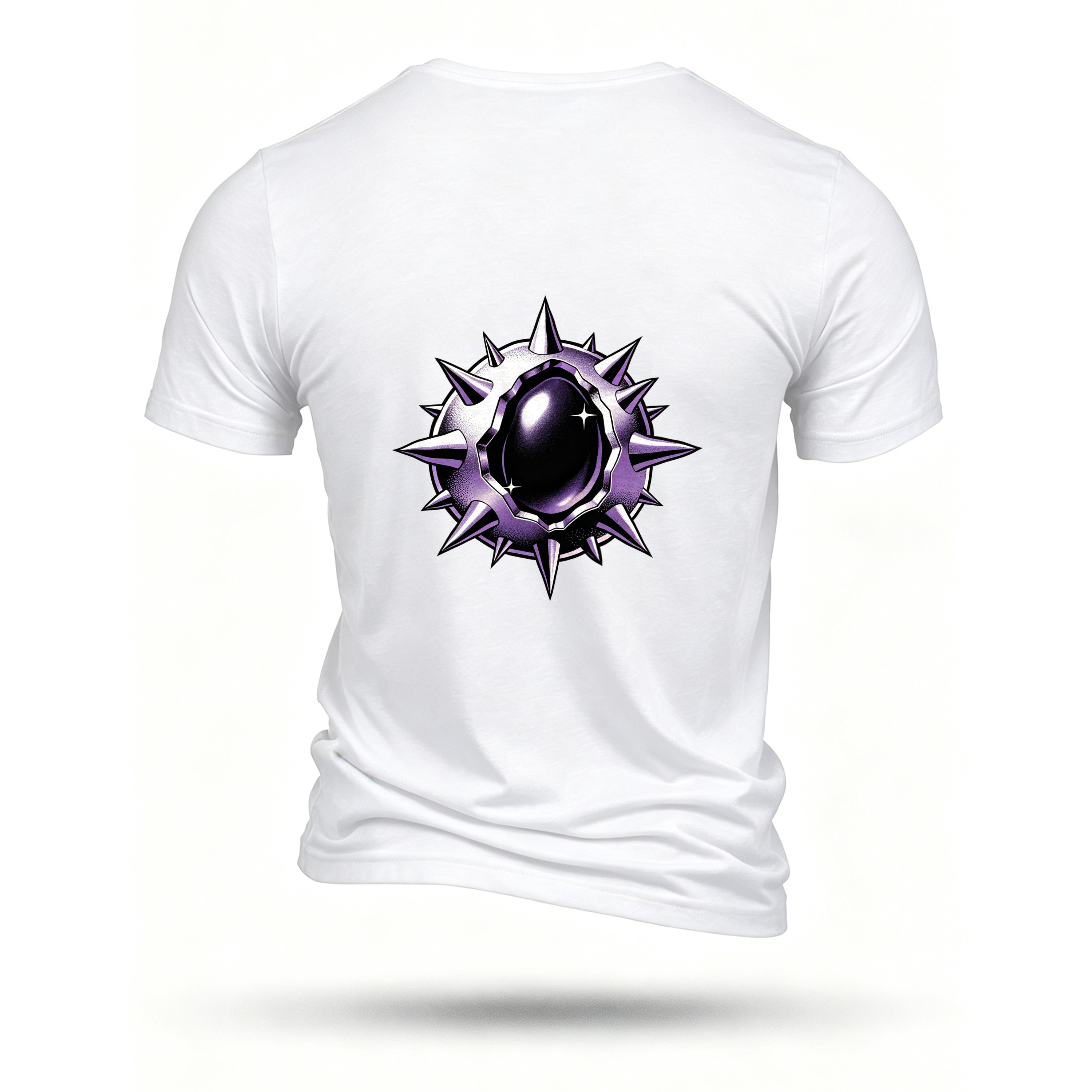 White T-shirt, back print