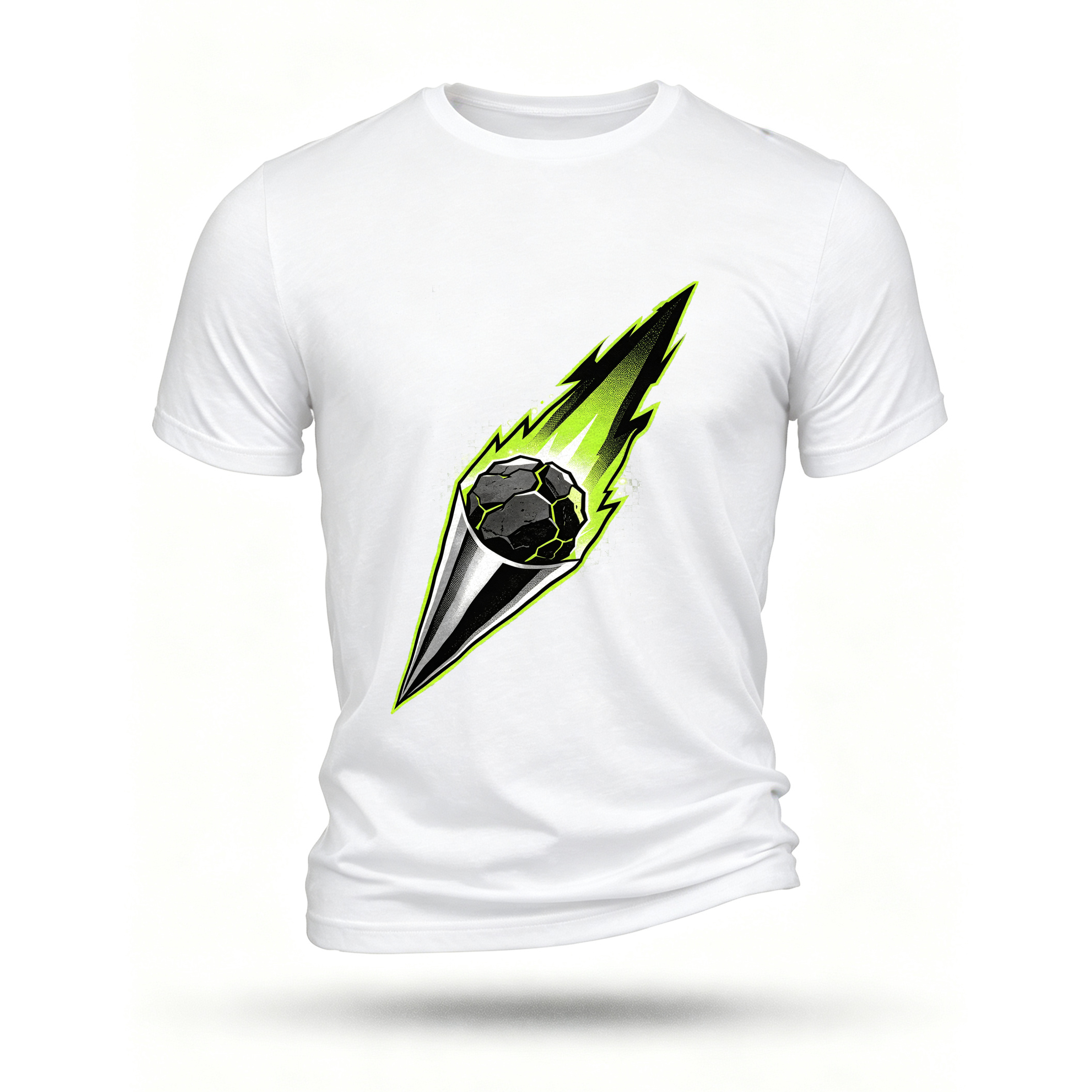 White T-shirt, front print