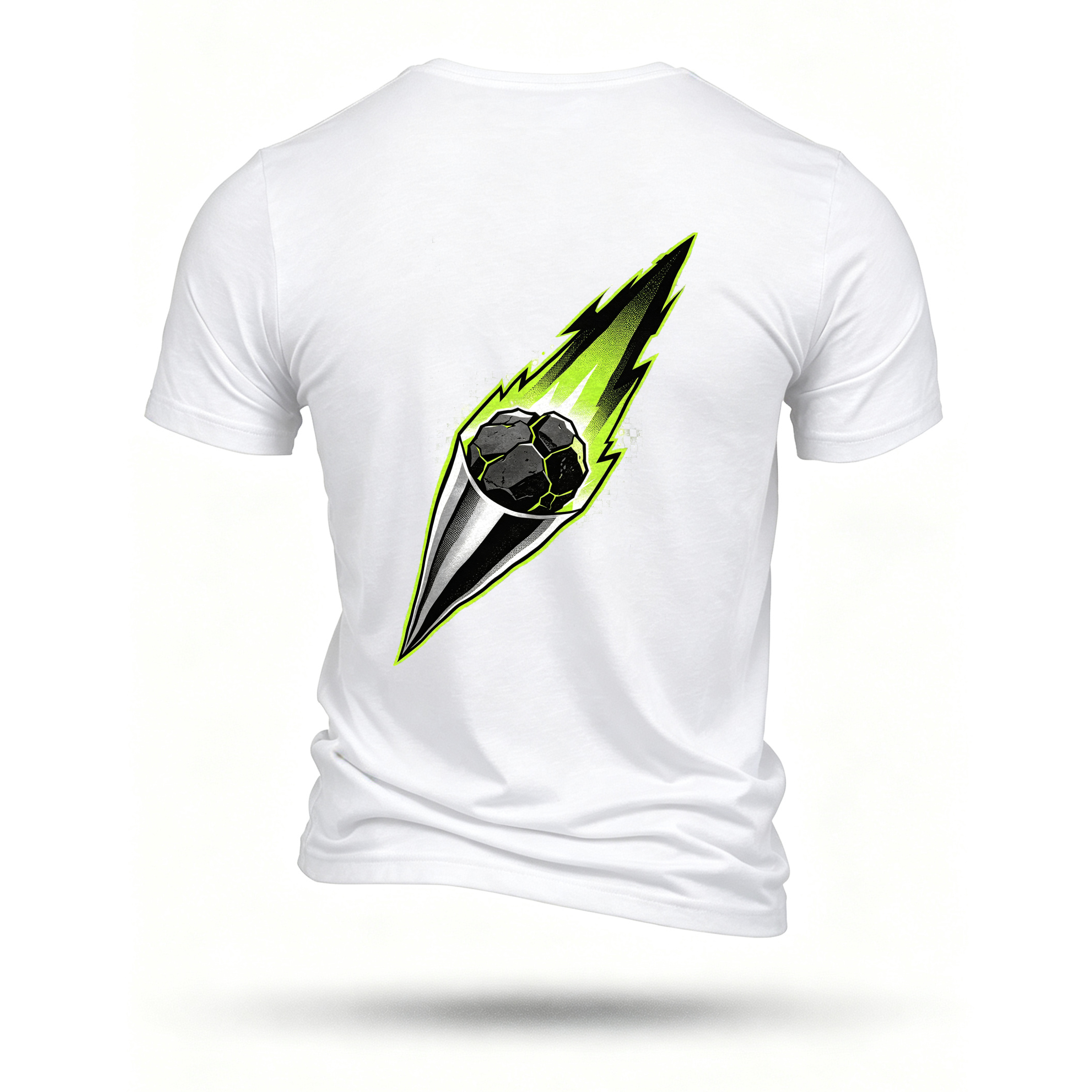 White T-shirt, back print