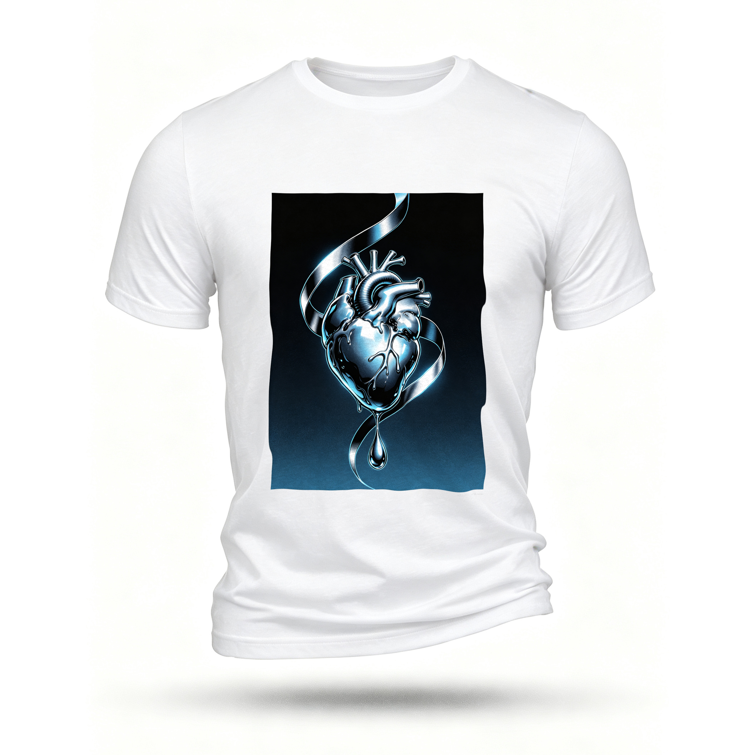 White T-shirt, front print
