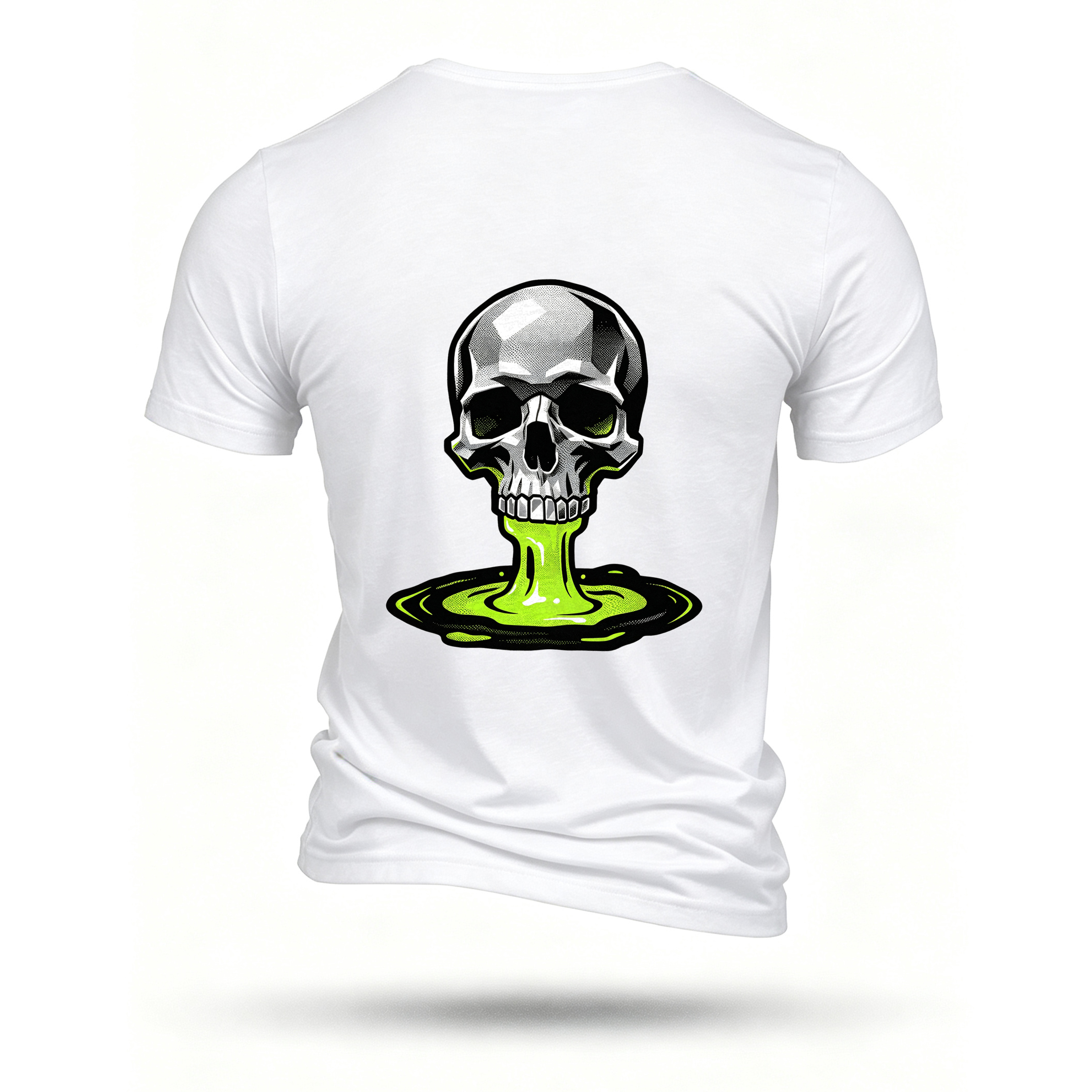 White T-shirt, back print