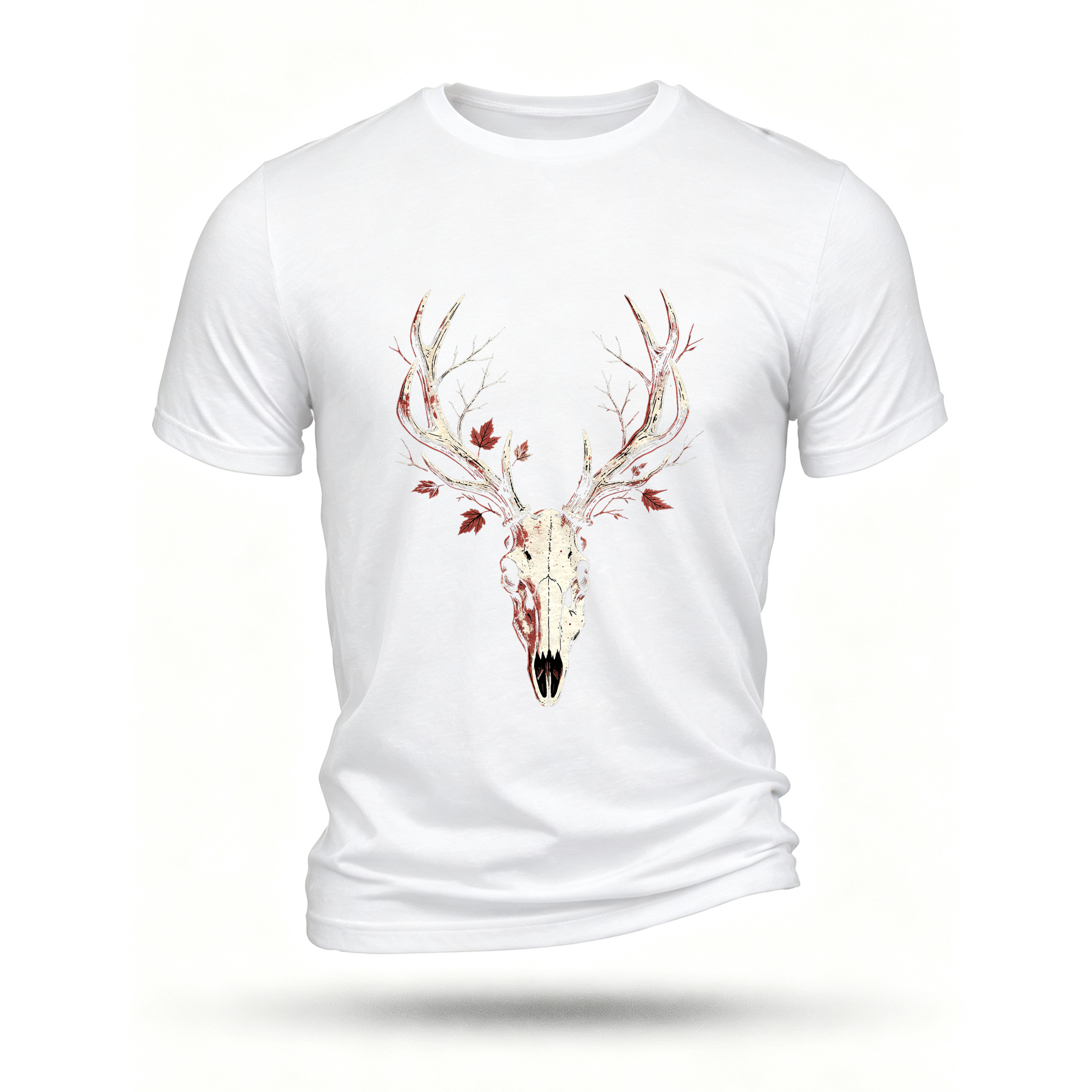 White T-shirt, front print