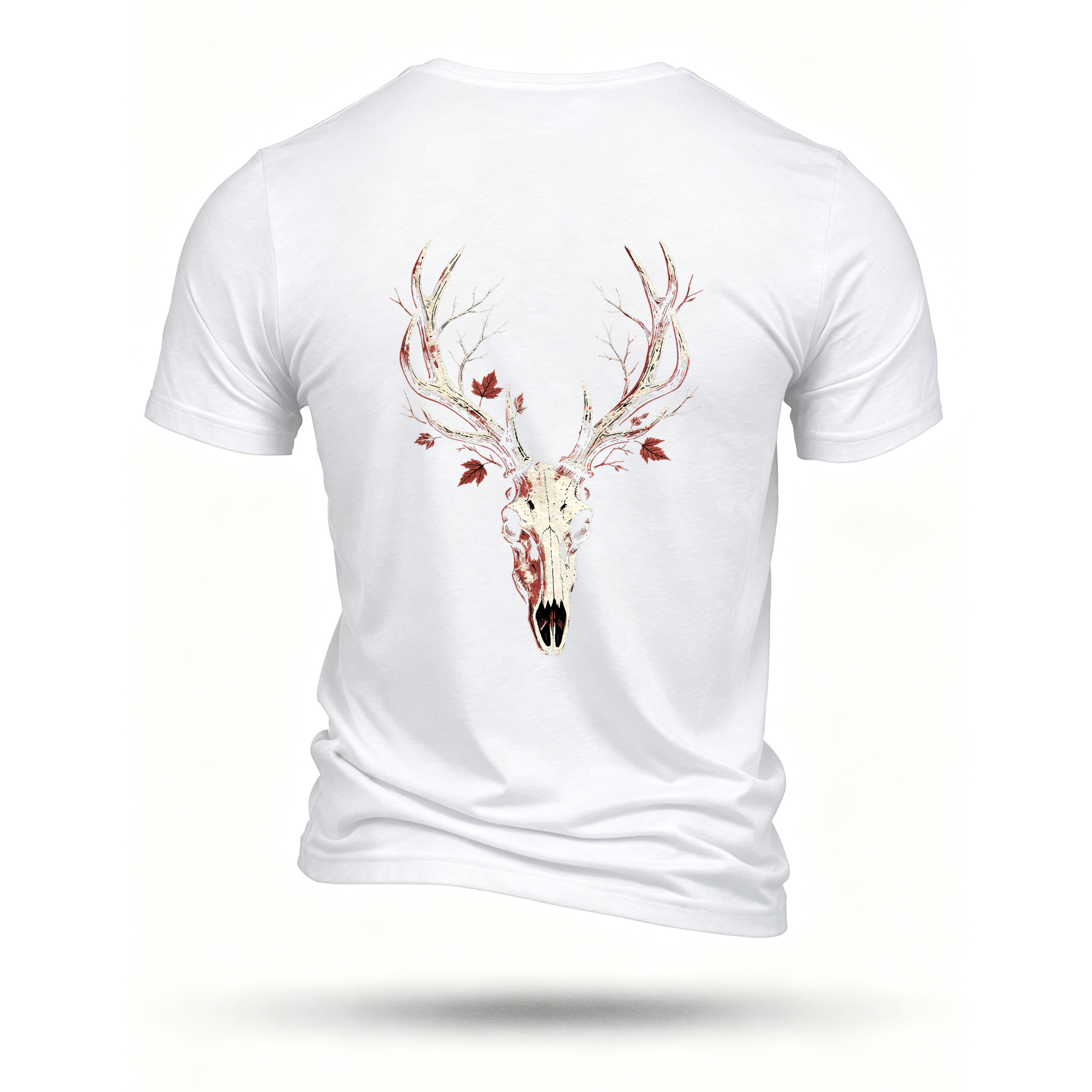 White T-shirt, back print