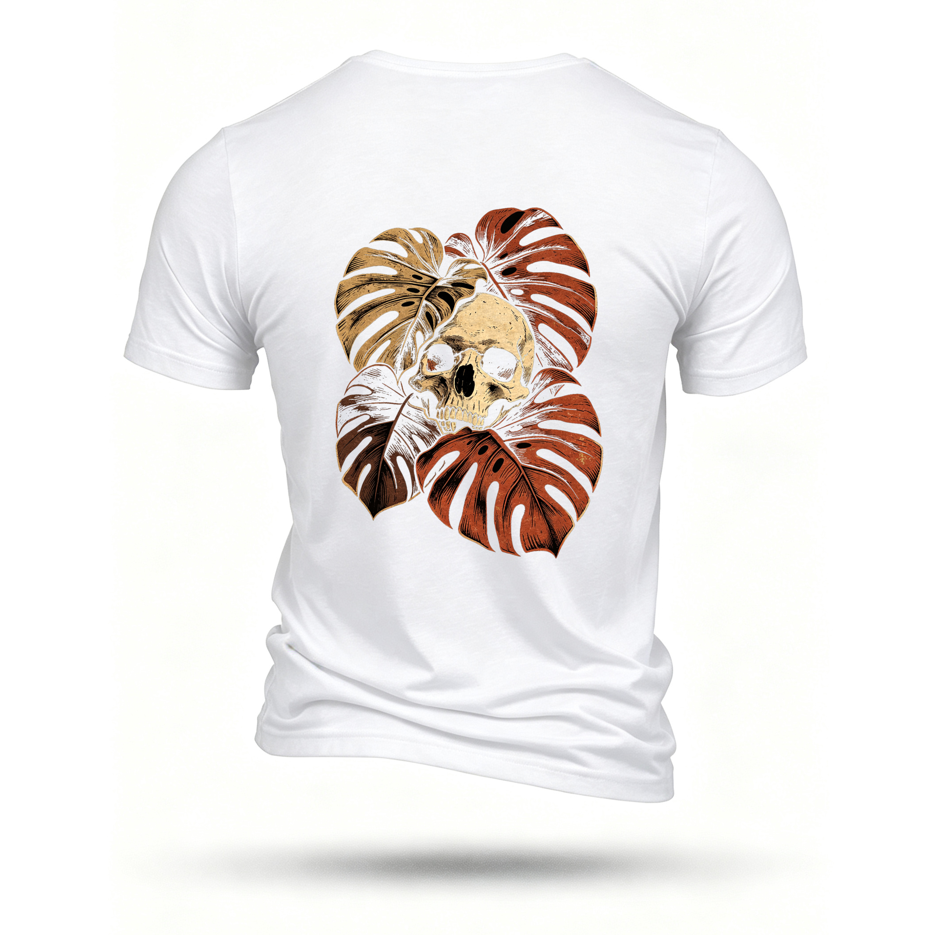White T-shirt, back print