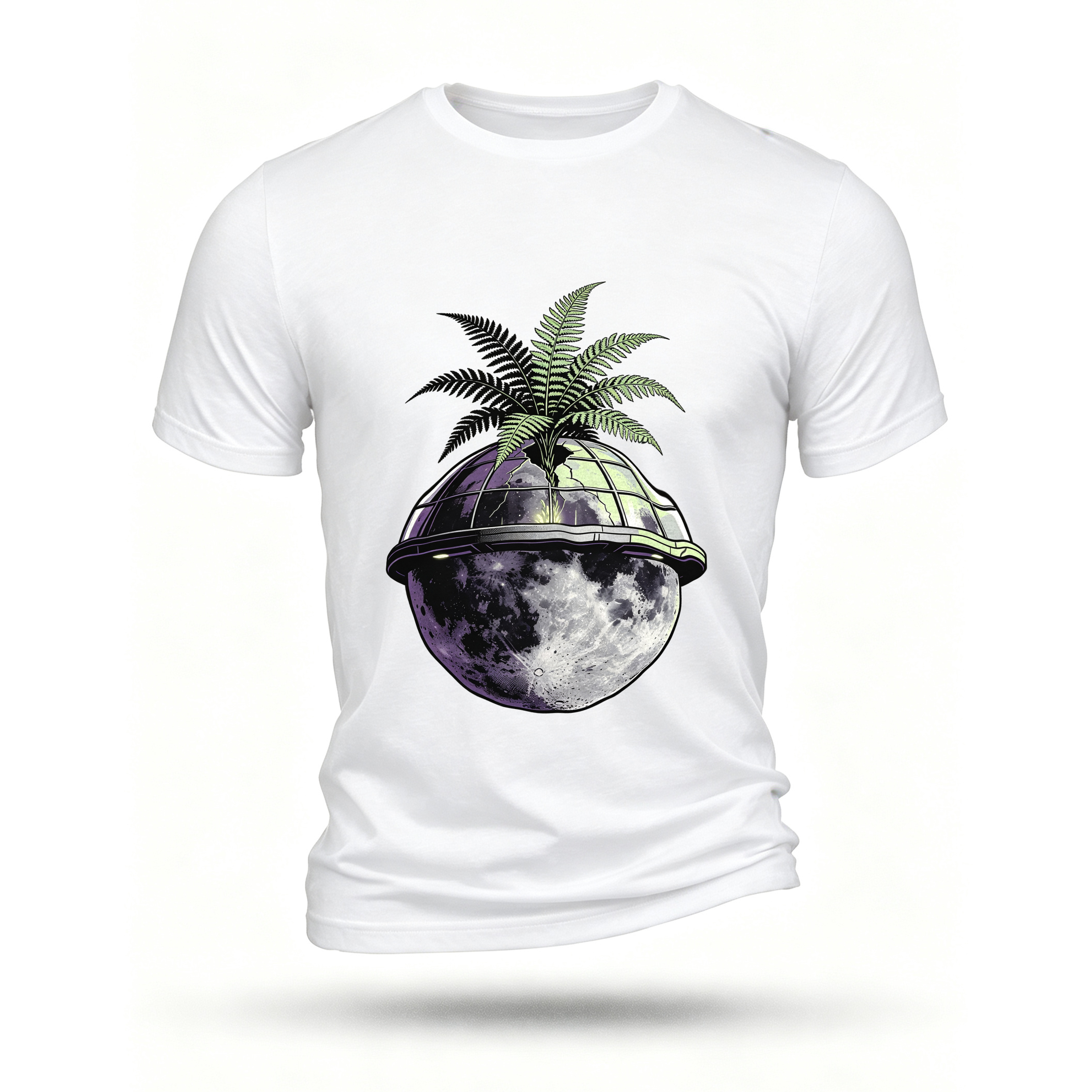 White T-shirt, front print