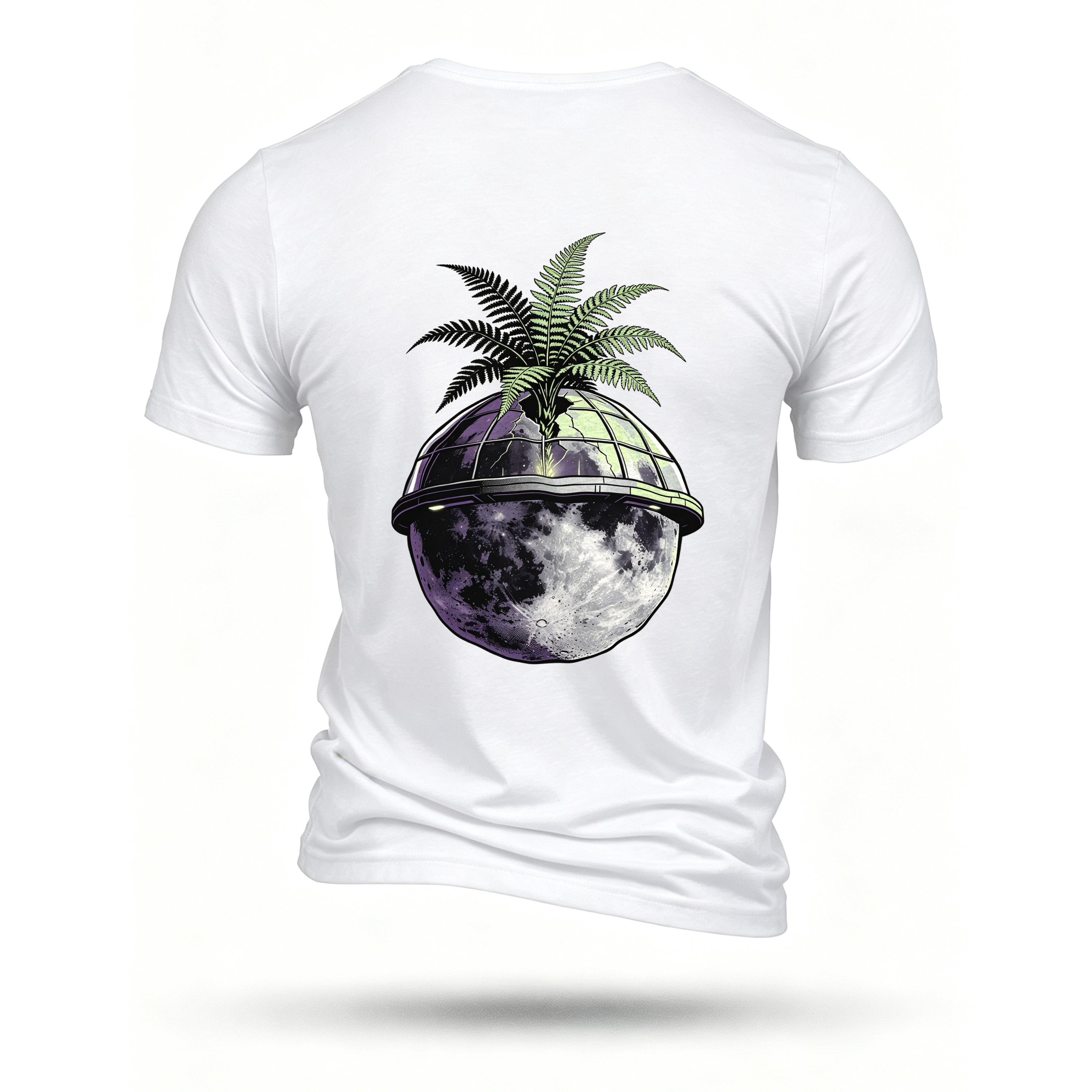 White T-shirt, back print