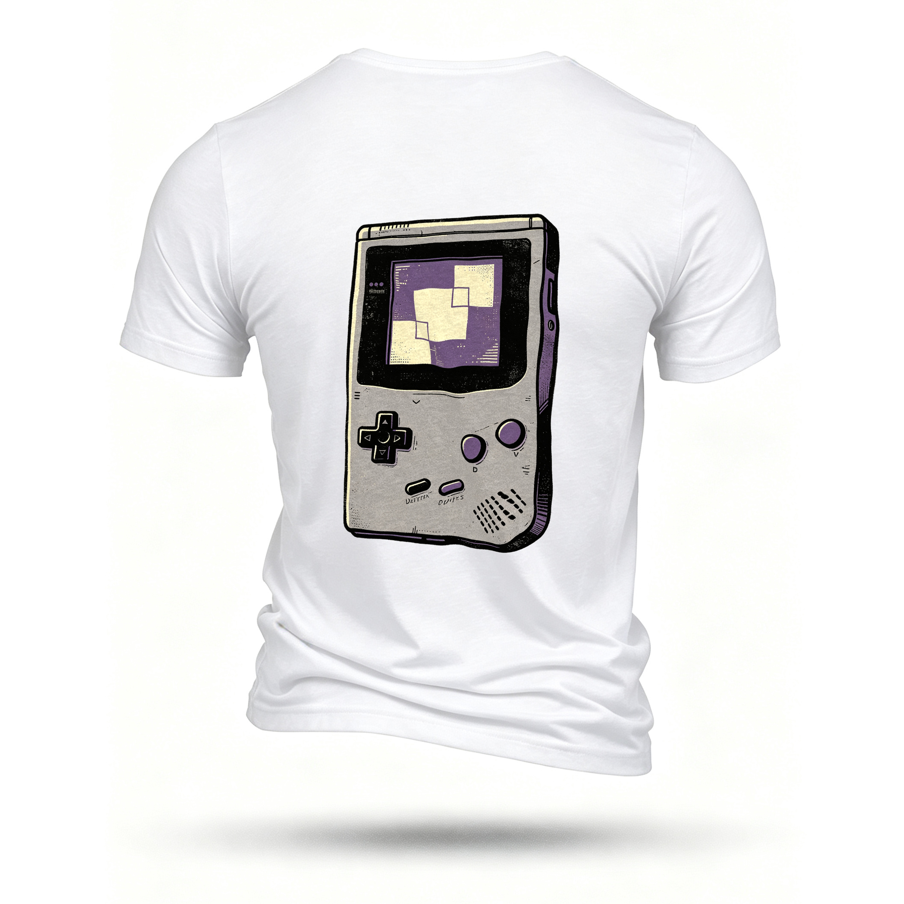 White T-shirt, back print