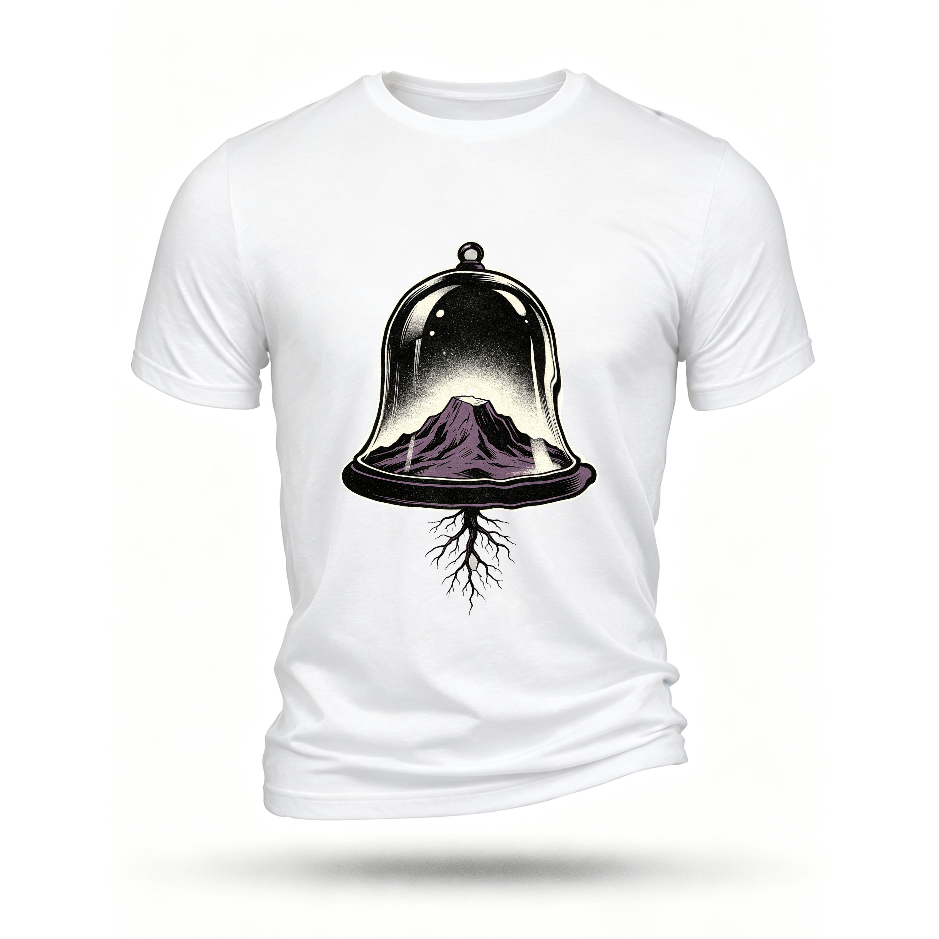 White T-shirt, front print