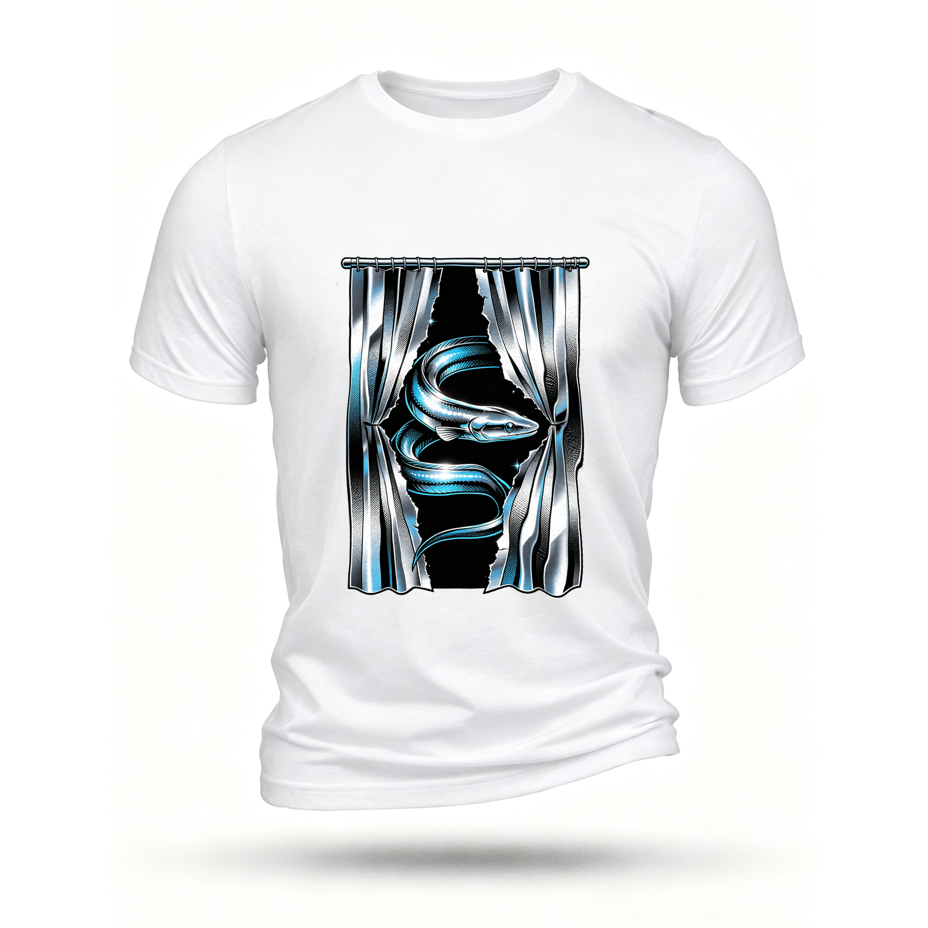 White T-shirt, front print