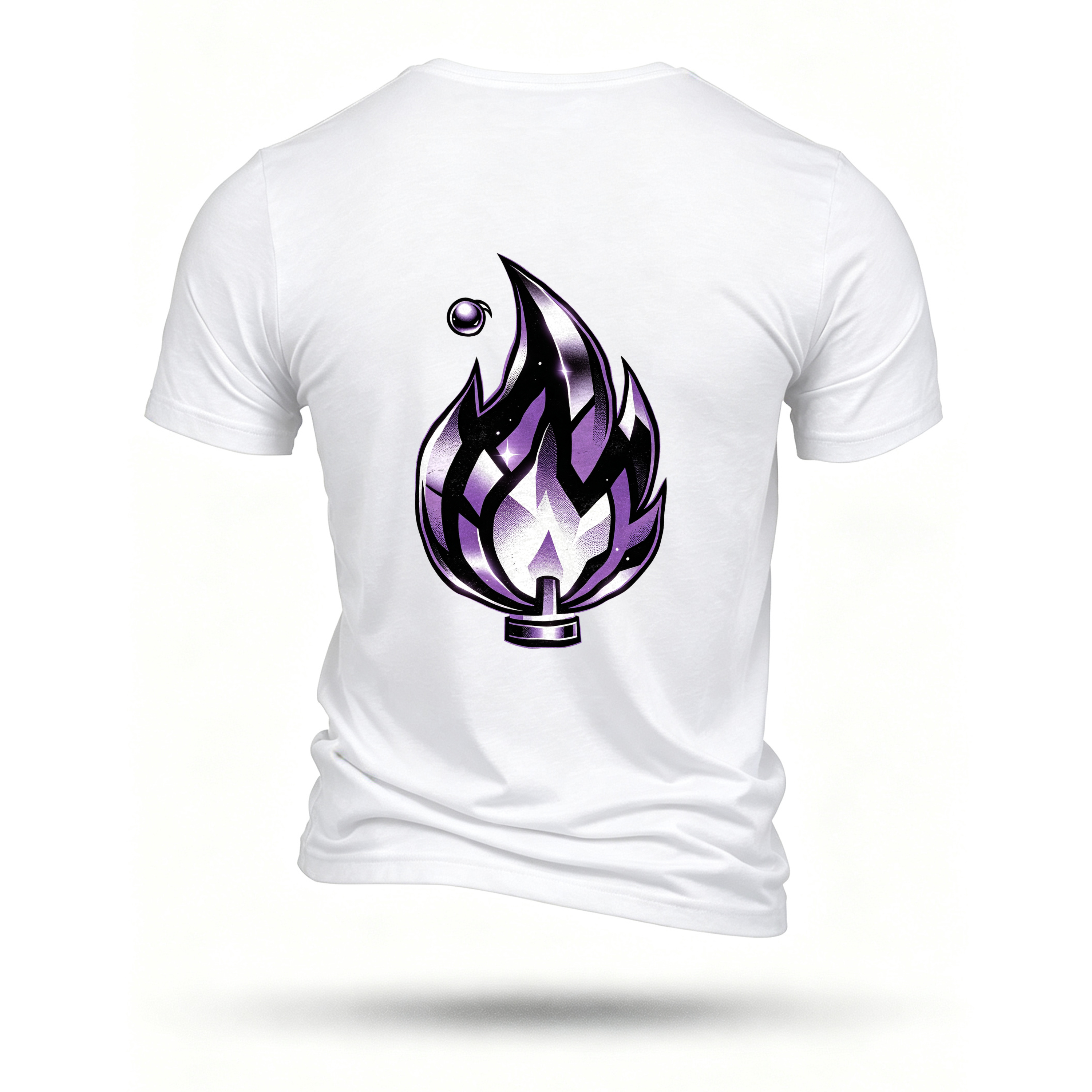 White T-shirt, back print