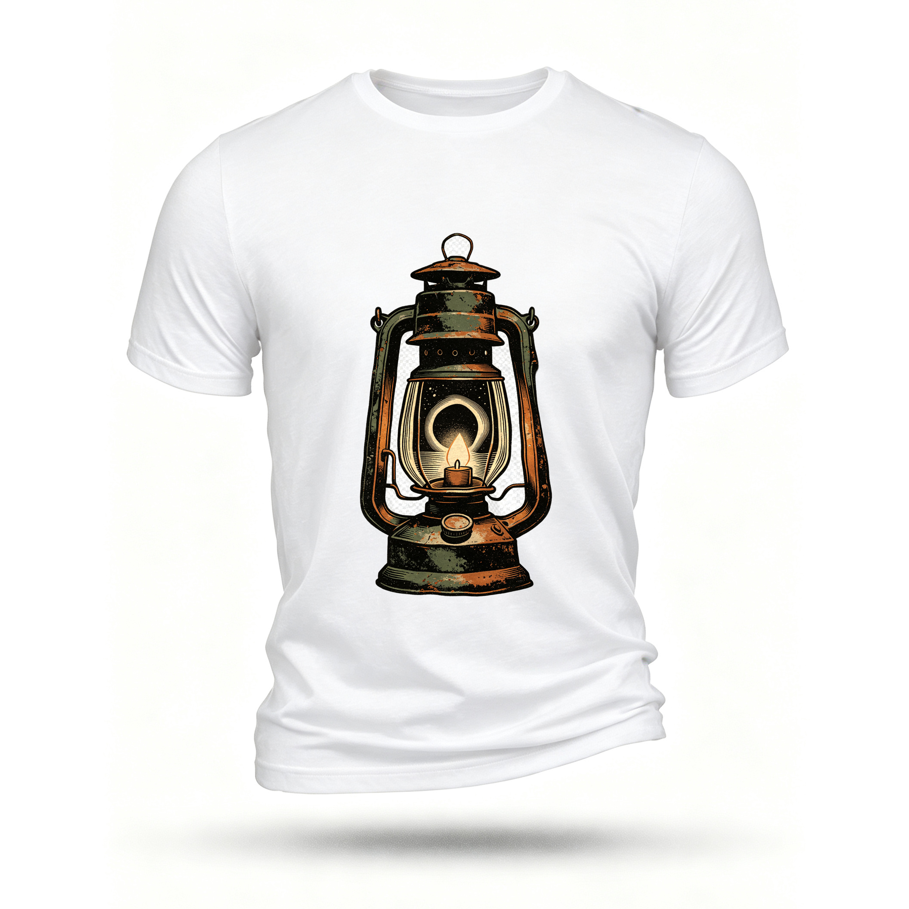 White T-shirt, front print