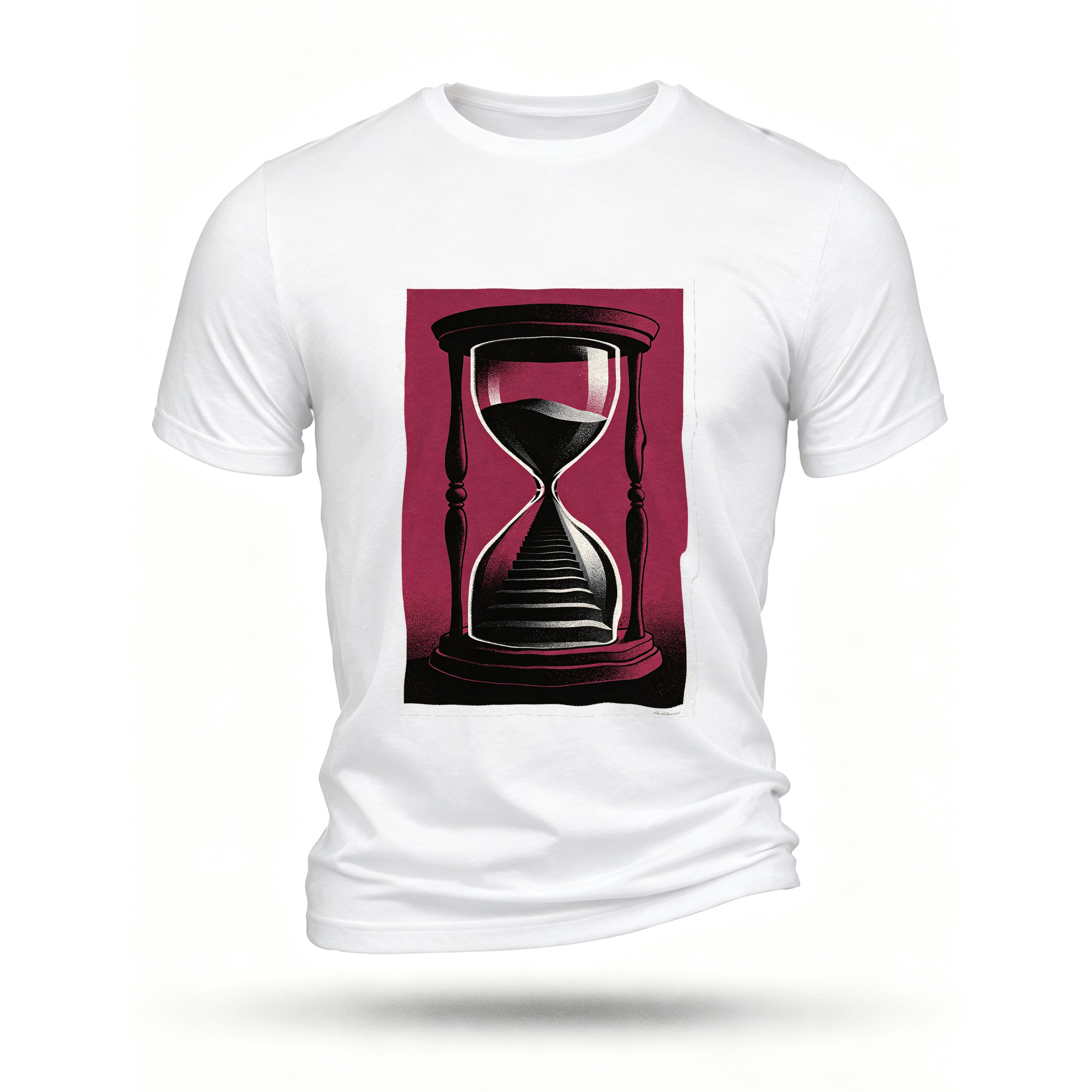 White T-shirt, front print