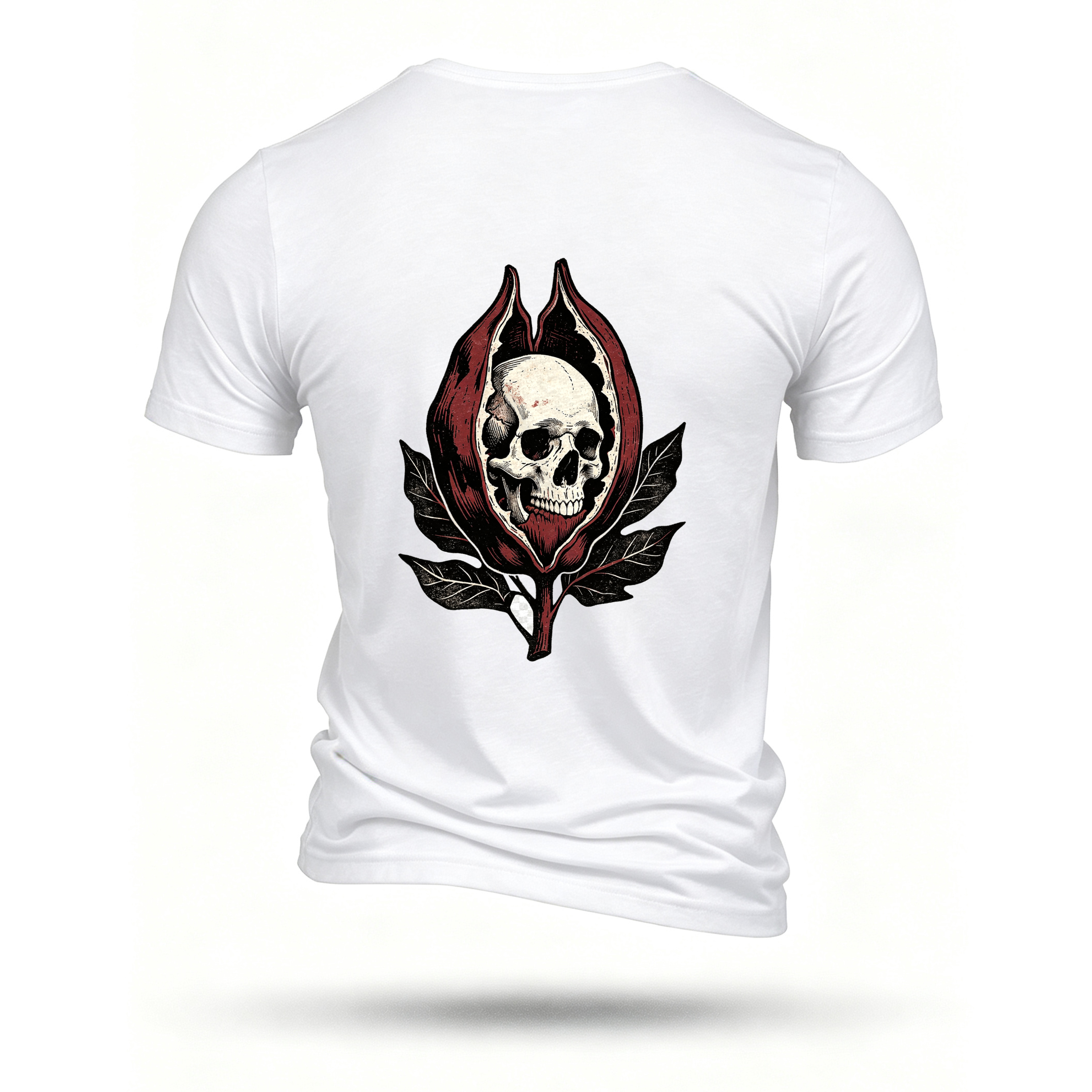 White T-shirt, back print