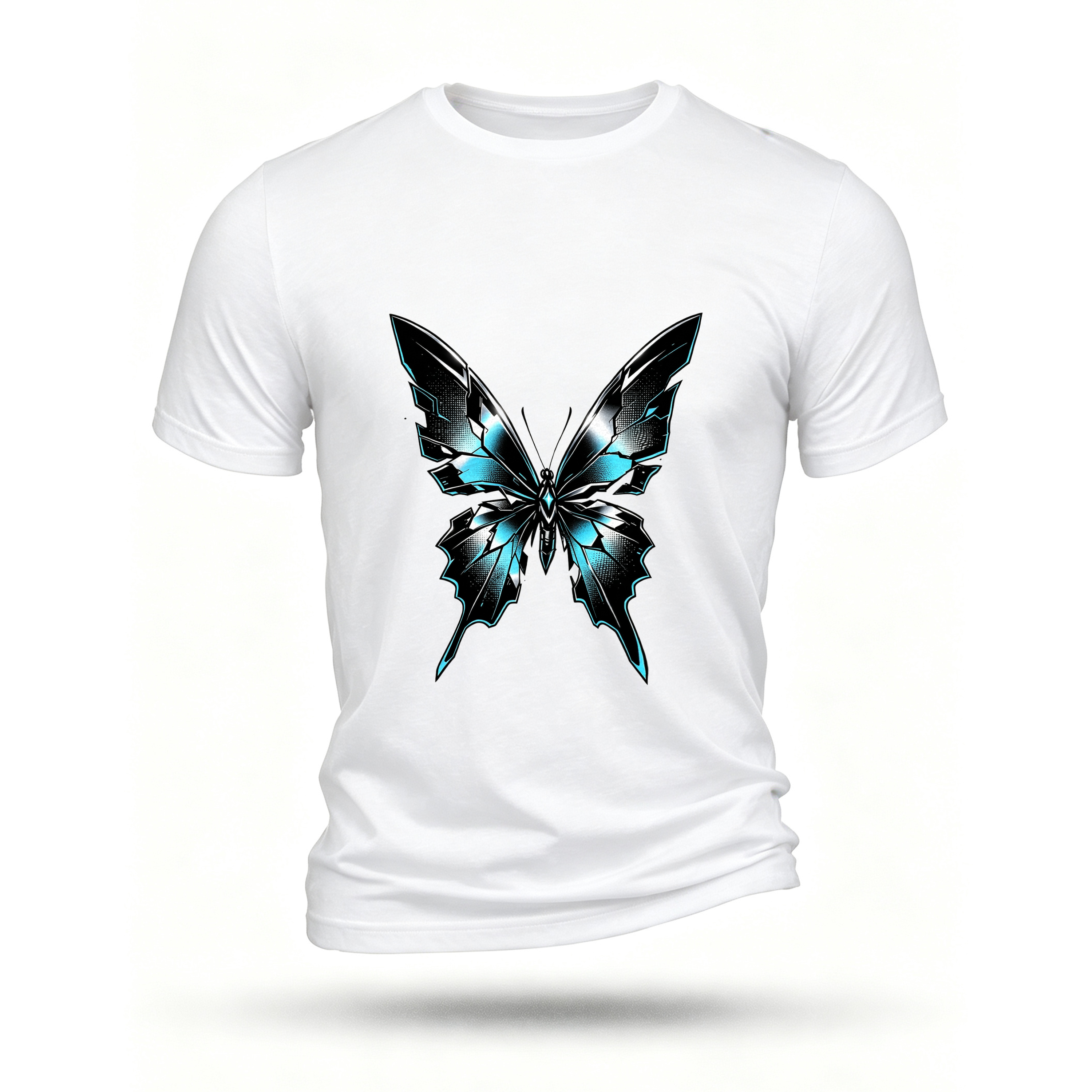 White T-shirt, front print