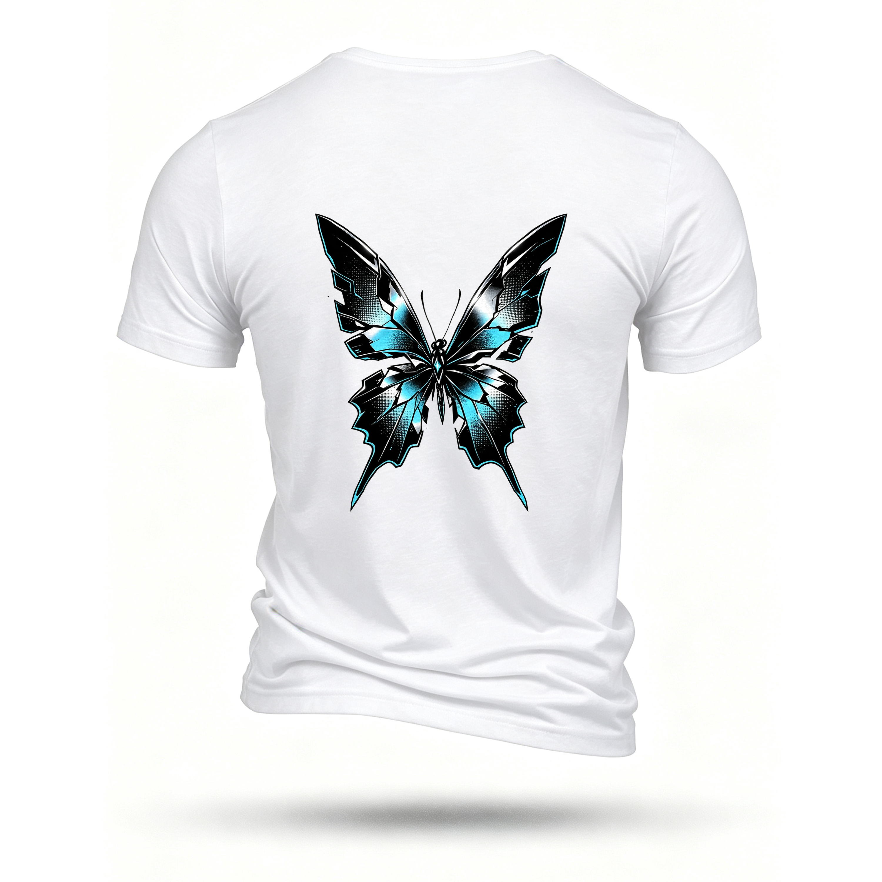 White T-shirt, back print