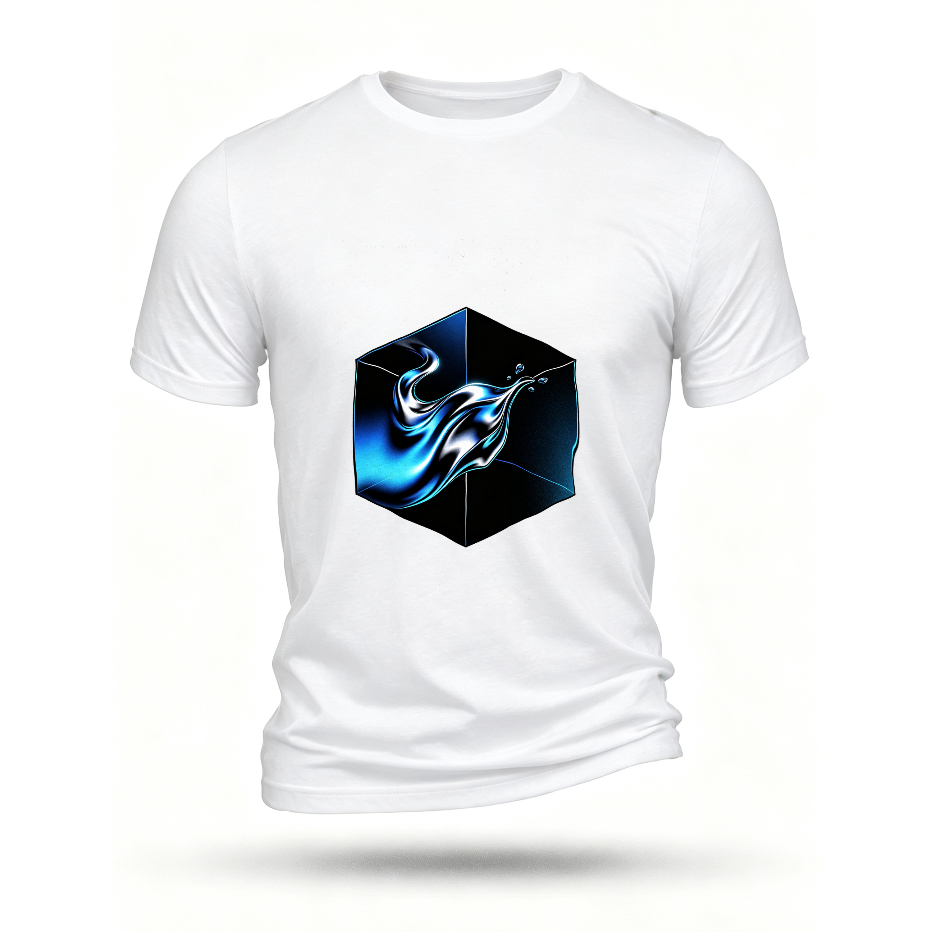 White T-shirt, front print