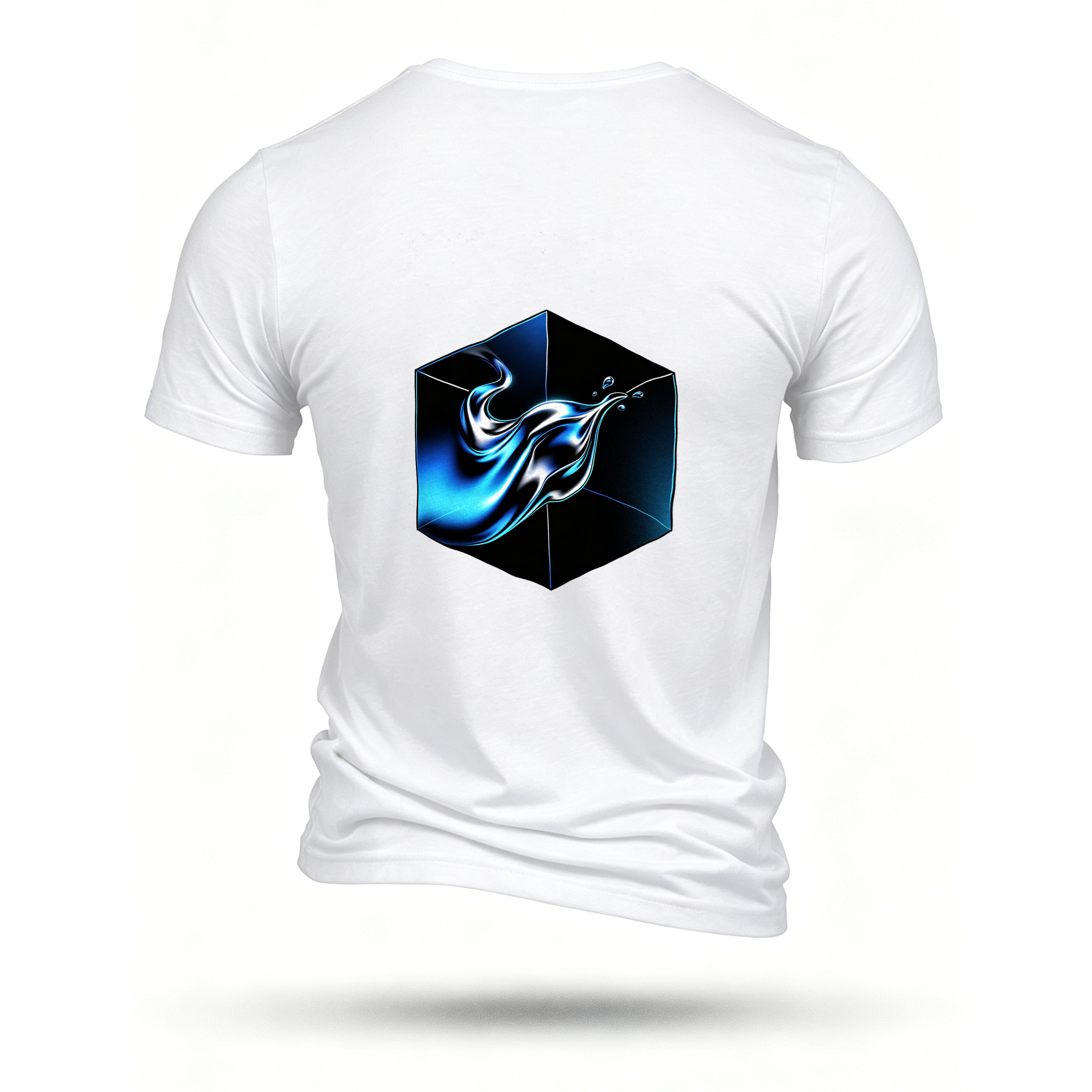 White T-shirt, back print