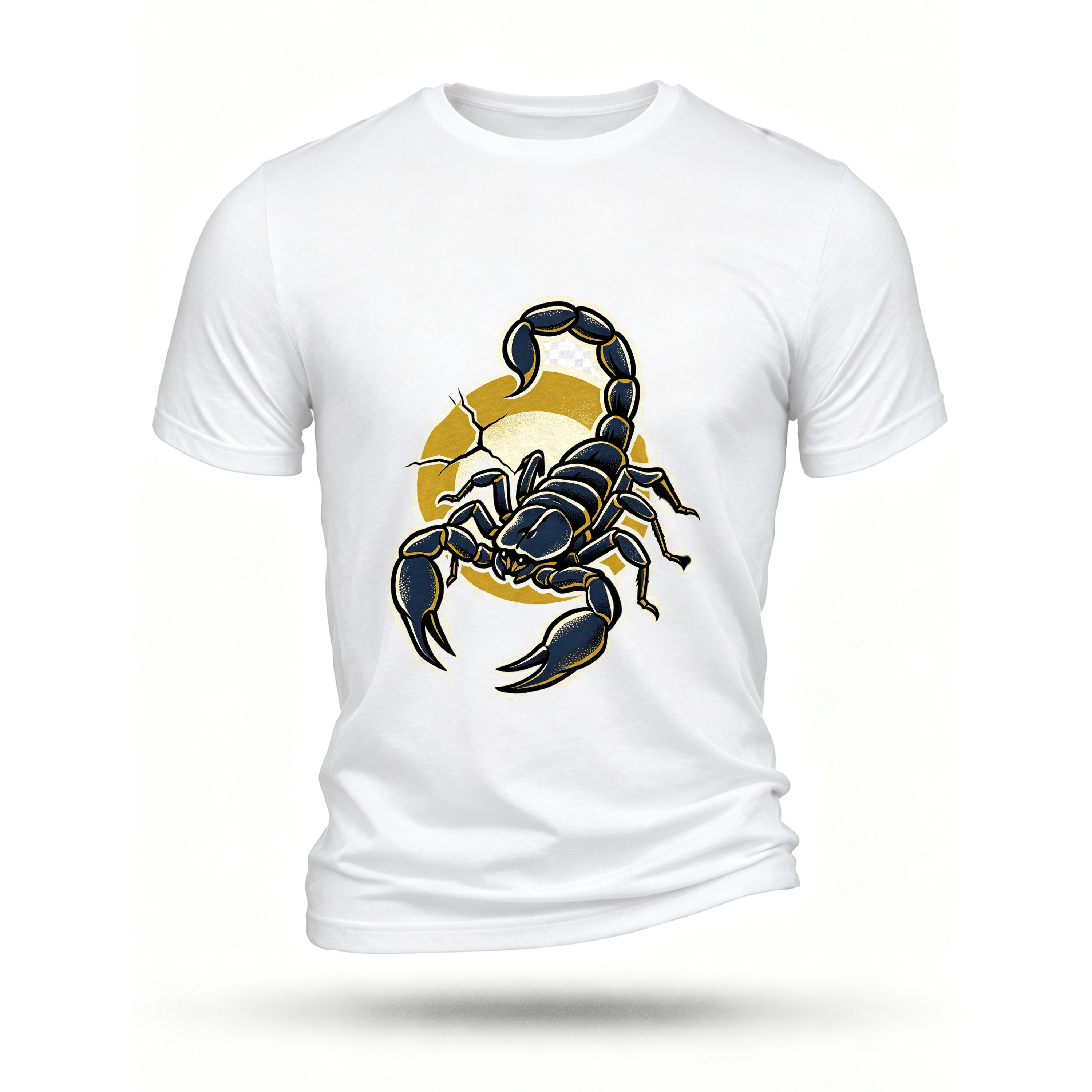 White T-shirt, front print