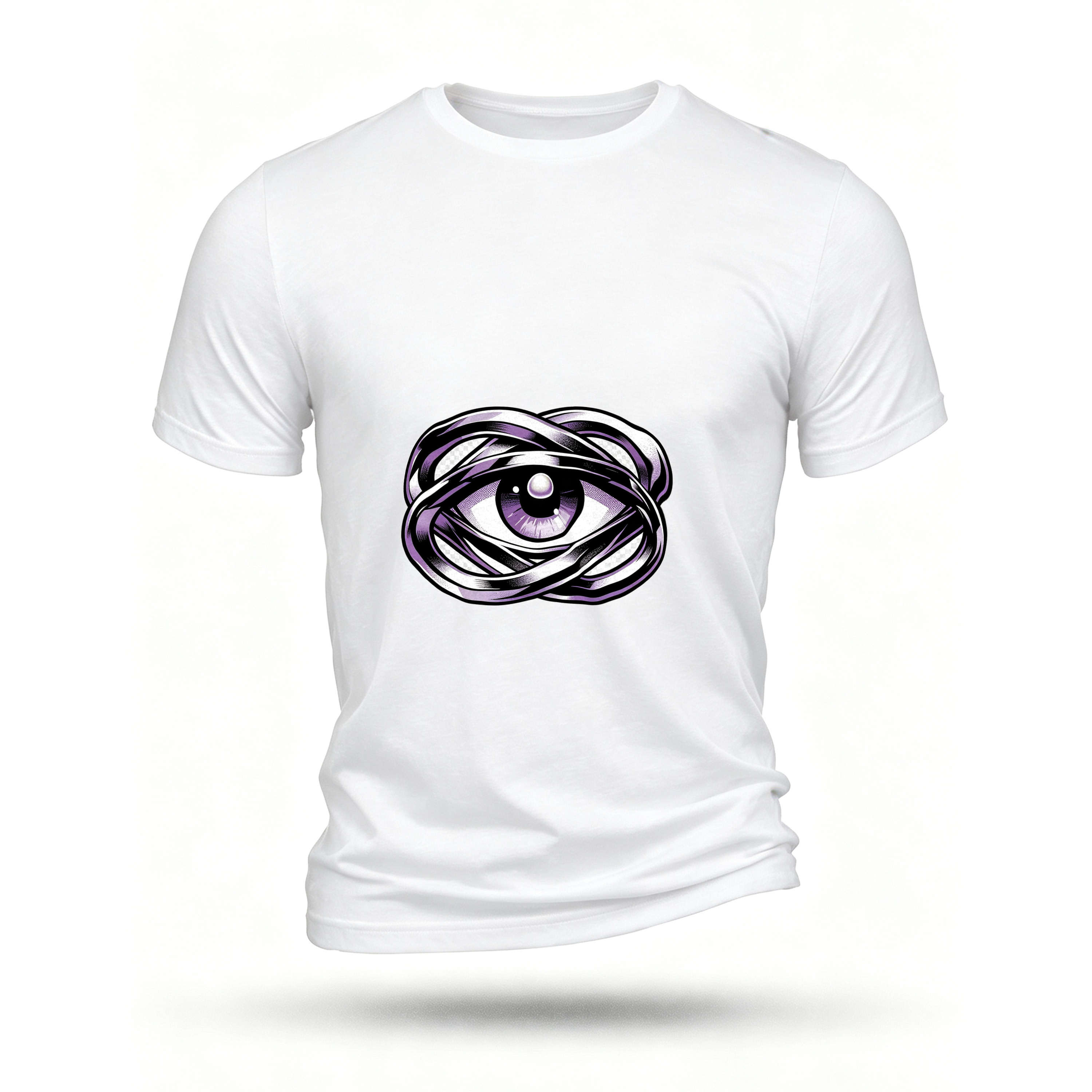 White T-shirt, front print